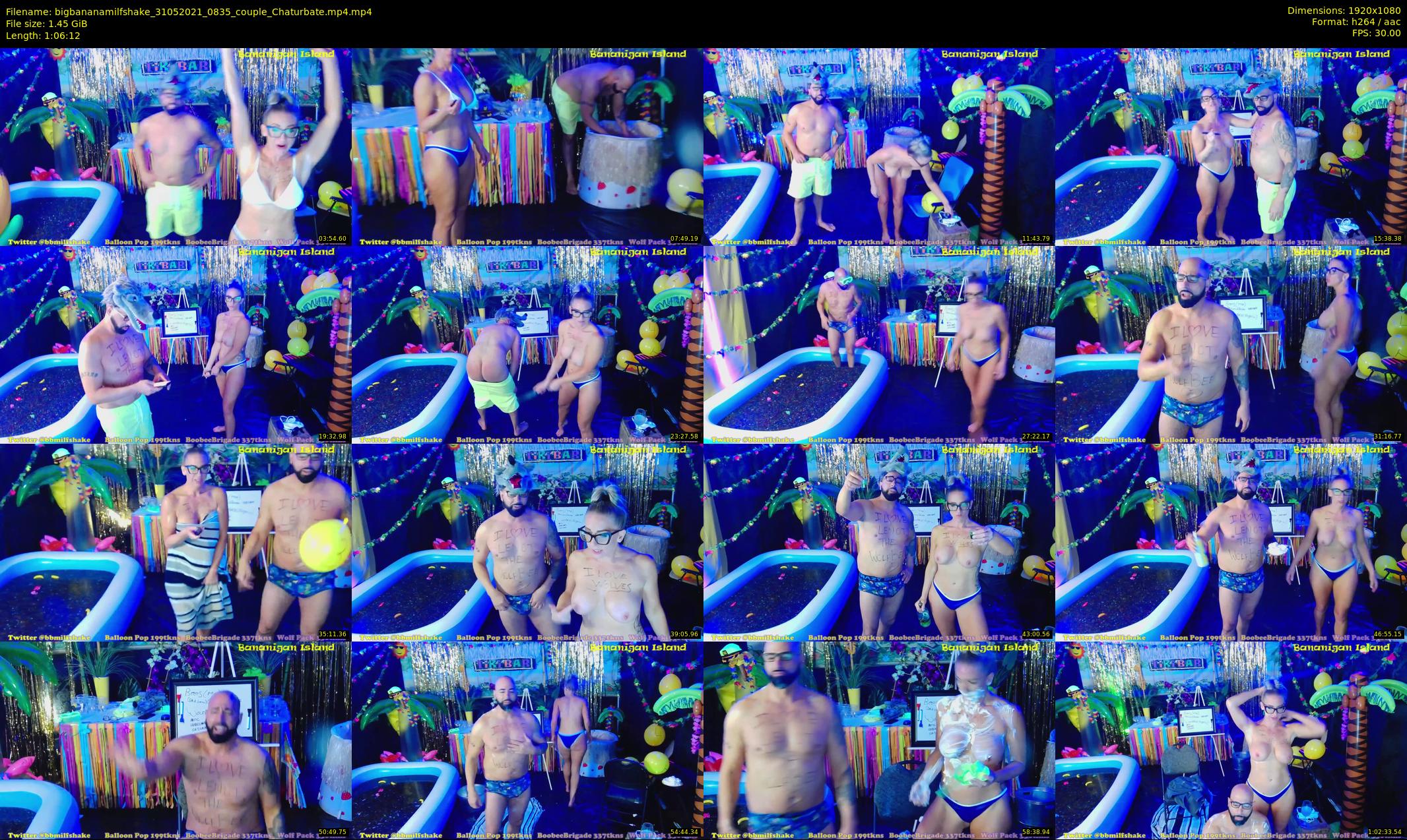 bigbananamilfshake — 67 minute Chaturbate couple cam show recording, 1080p, May 31, 2021