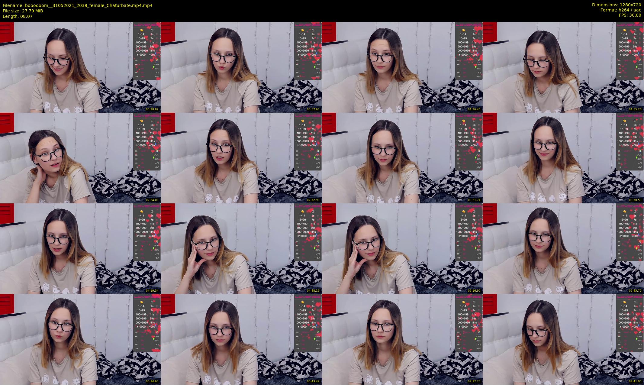 boooooom_ — 9 minute Chaturbate female cam show recording, 720p, May 31, 2021