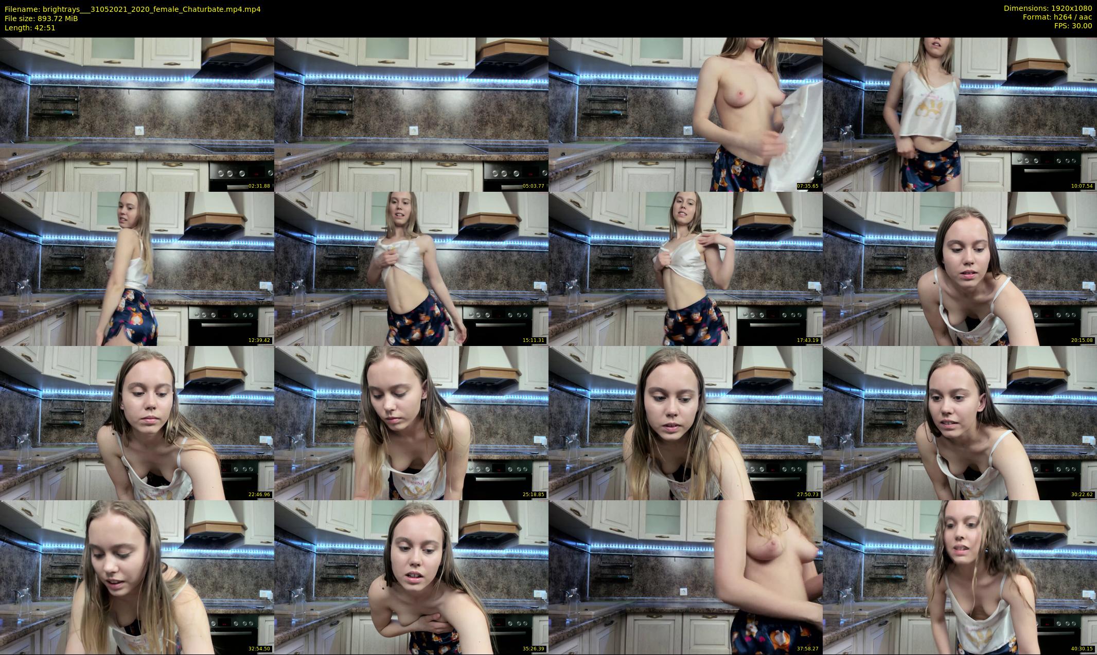 brightrays__ — 43 minute Chaturbate female cam show recording, 1080p, May 31, 2021