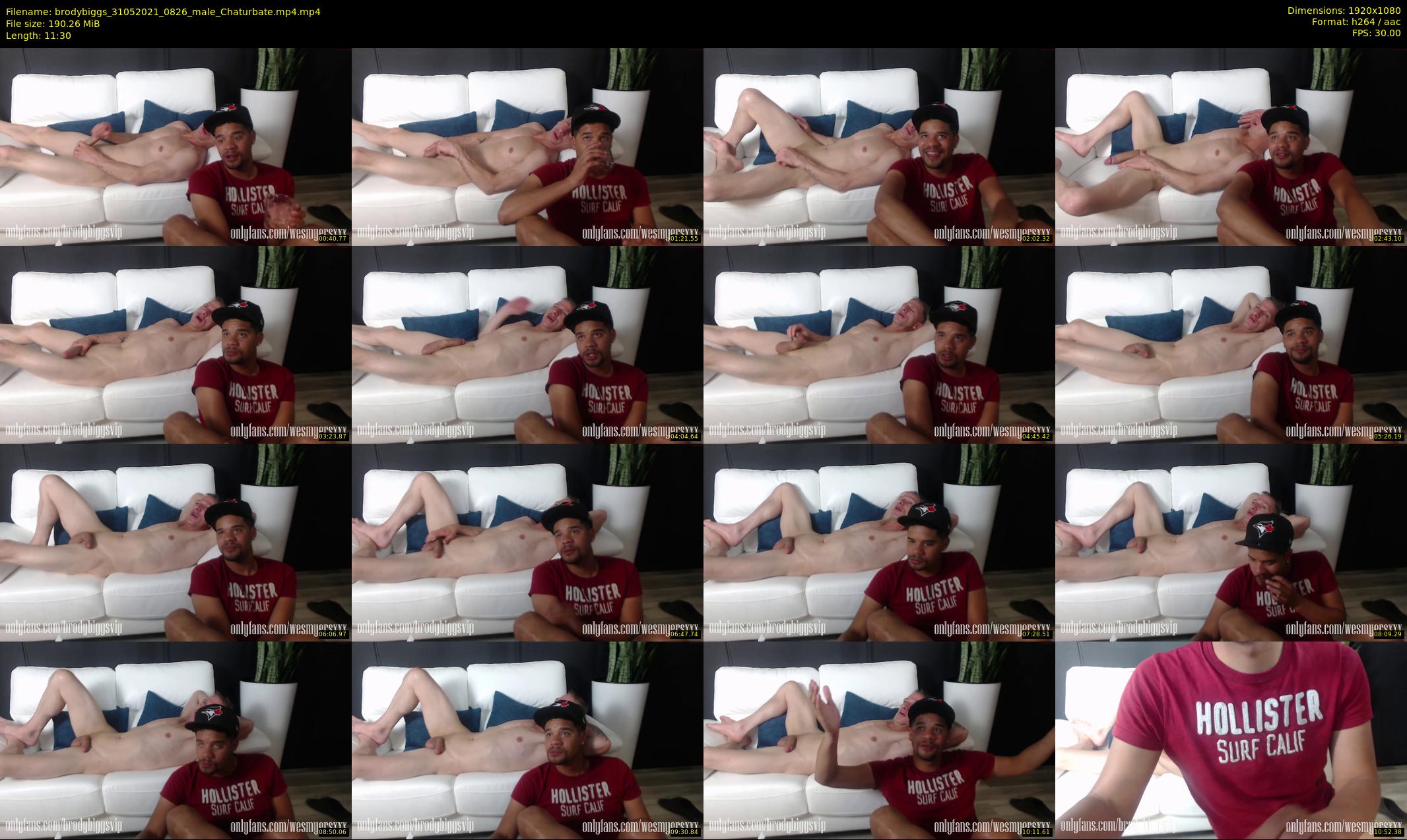 brodybiggs — 12 minute Chaturbate male cam show recording, 1080p, May 31, 2021