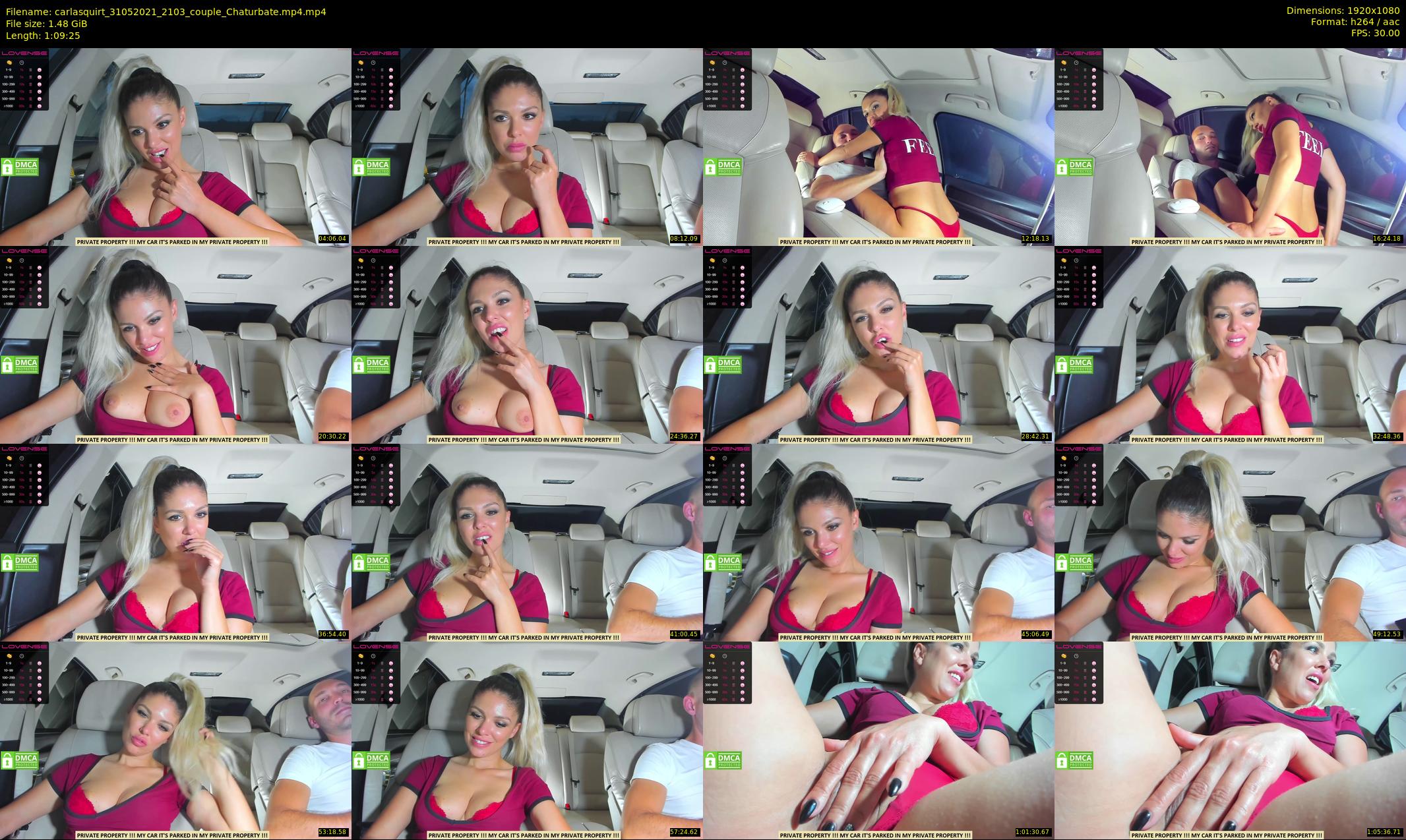 carlasquirt — 70 minute Chaturbate female cam show recording, 1080p, May 31, 2021