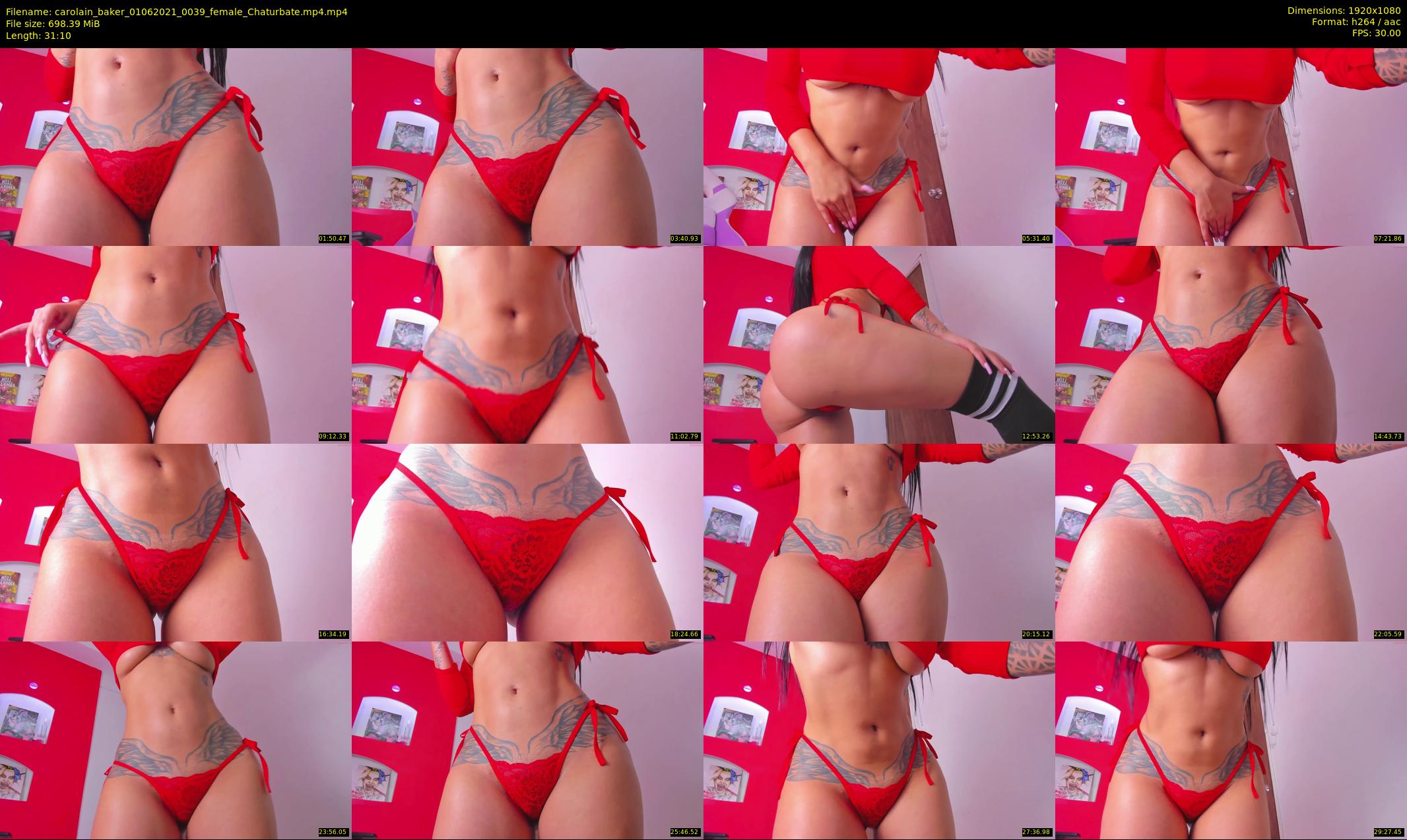 carolain_baker — 32 minute Chaturbate female cam show recording, 1080p, Jun 1, 2021
