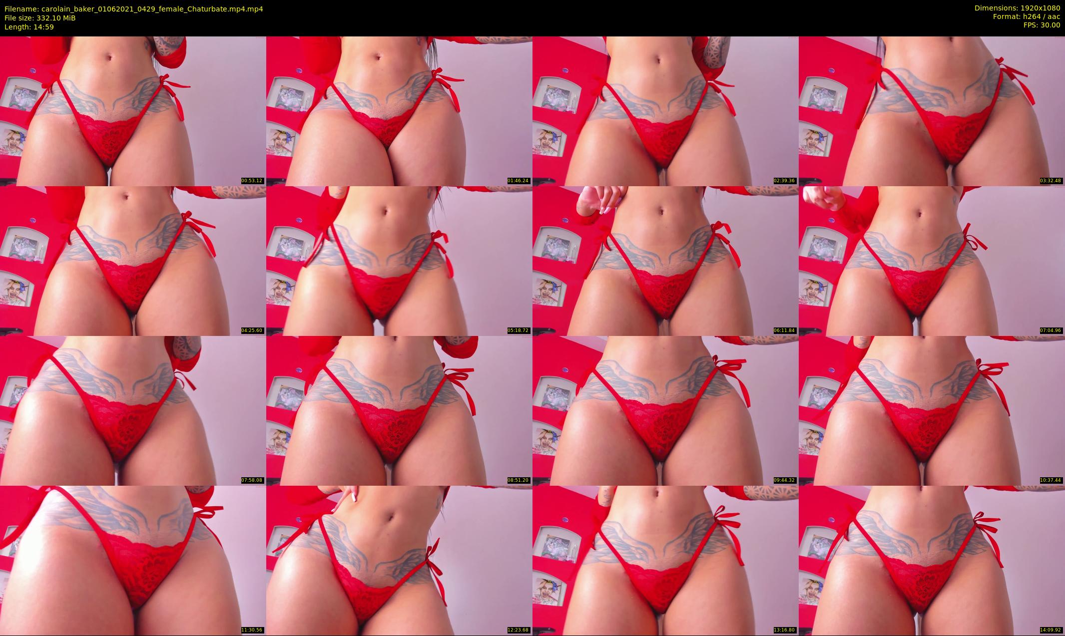 carolain_baker — 15 minute Chaturbate female cam show recording, 1080p, Jun 1, 2021