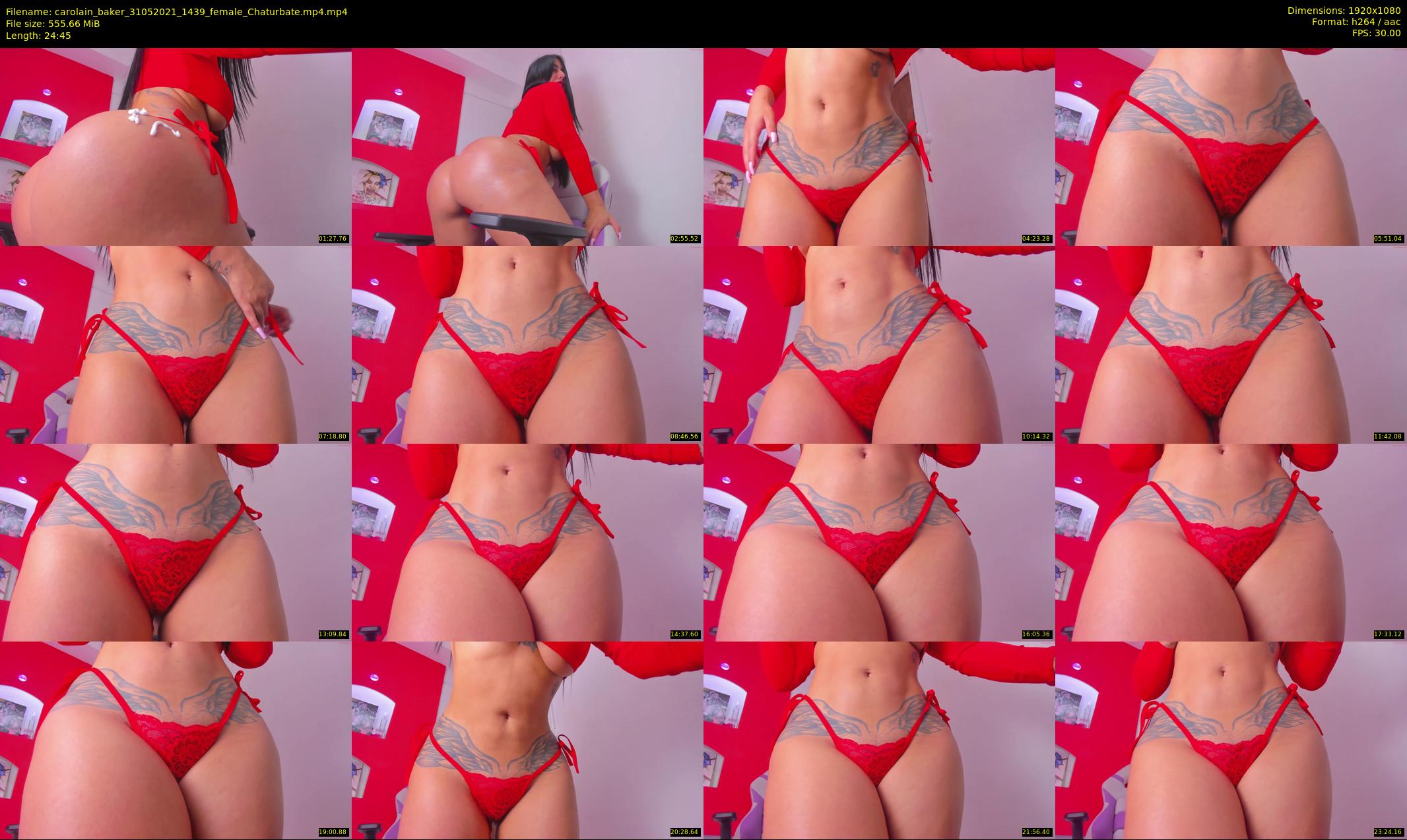 carolain_baker — 25 minute Chaturbate female cam show recording, 1080p, May 31, 2021