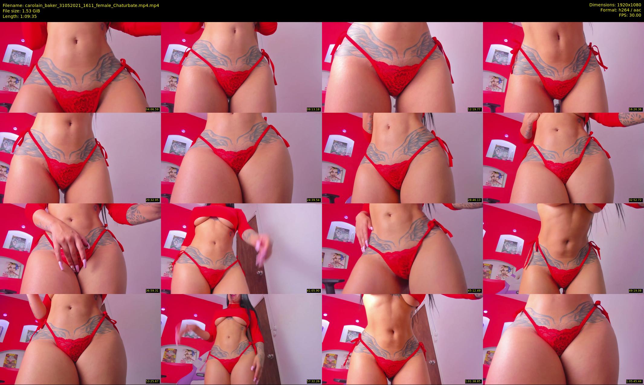 carolain_baker — 70 minute Chaturbate female cam show recording, 1080p, May 31, 2021