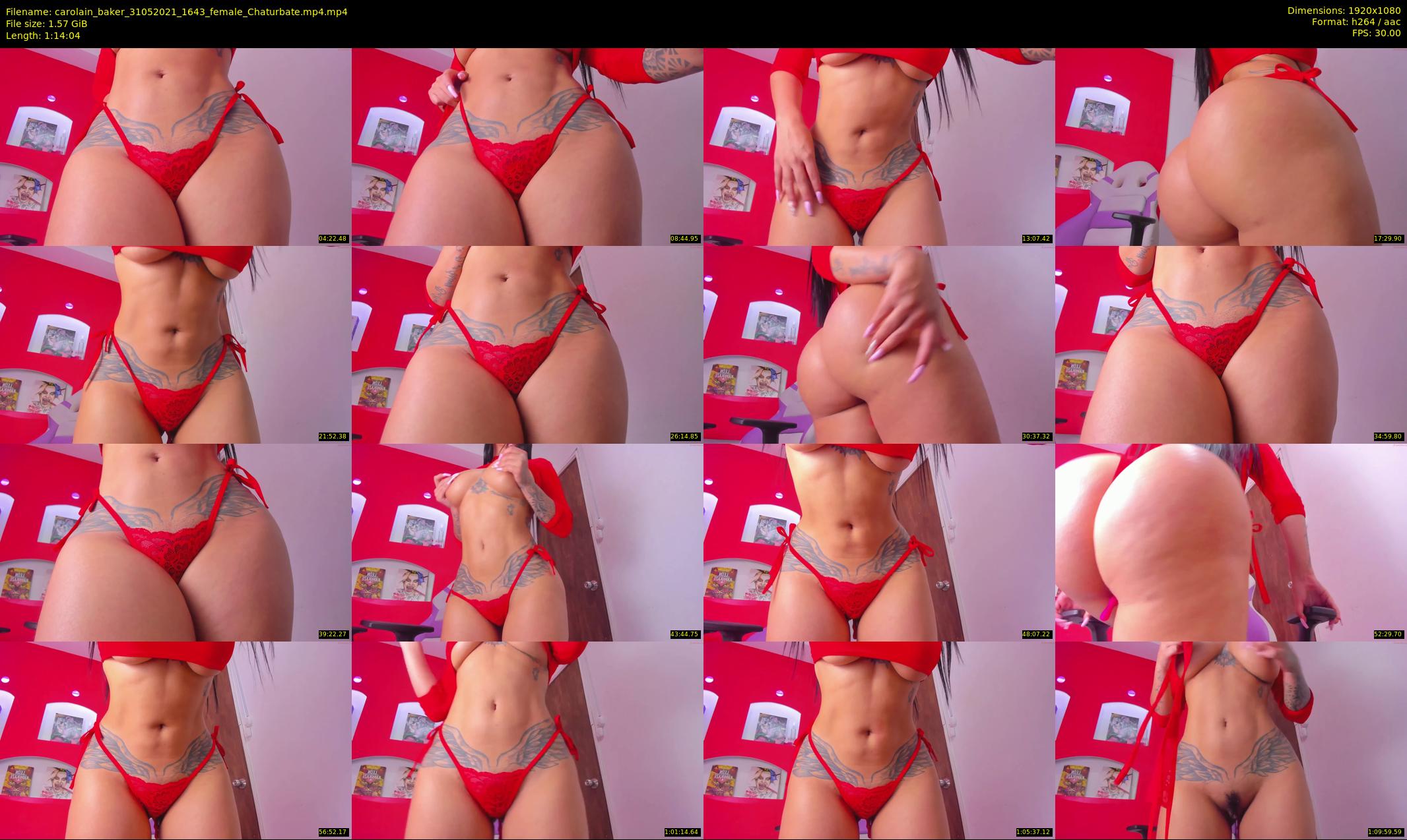carolain_baker — 75 minute Chaturbate female cam show recording, 1080p, May 31, 2021