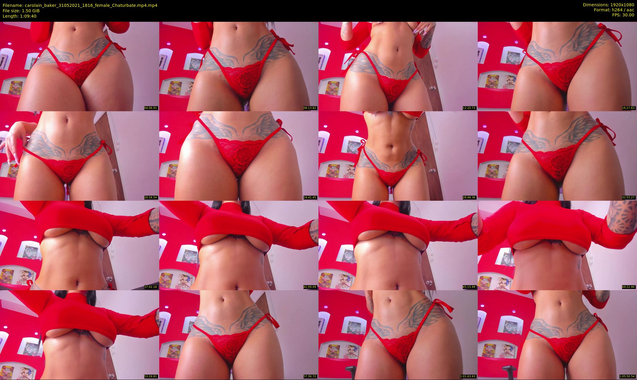 carolain_baker — 70 minute Chaturbate female cam show recording, 1080p, May 31, 2021