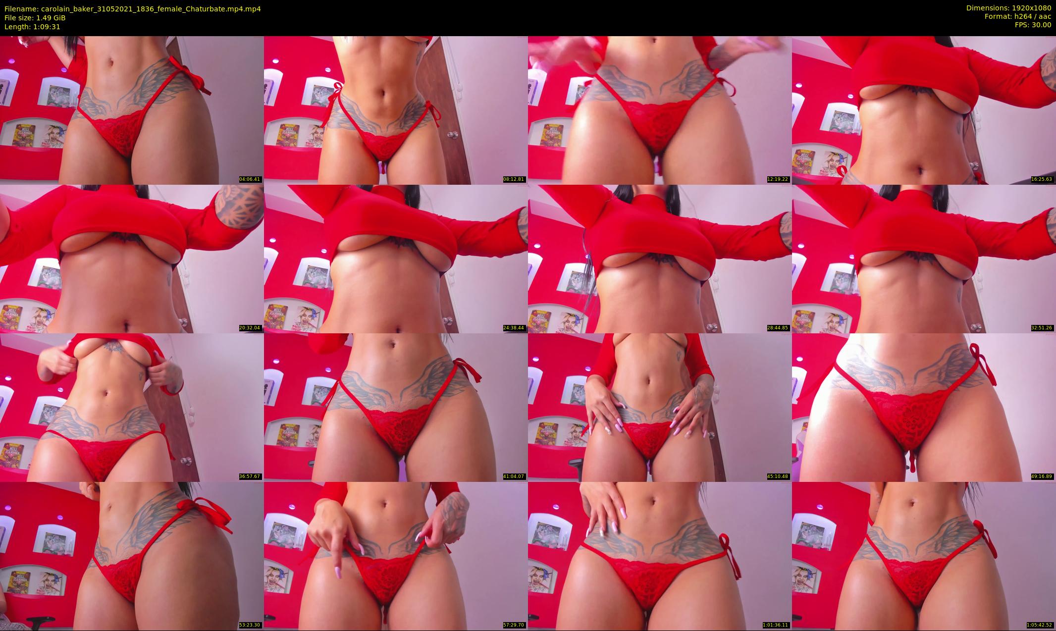 carolain_baker — 70 minute Chaturbate female cam show recording, 1080p, May 31, 2021
