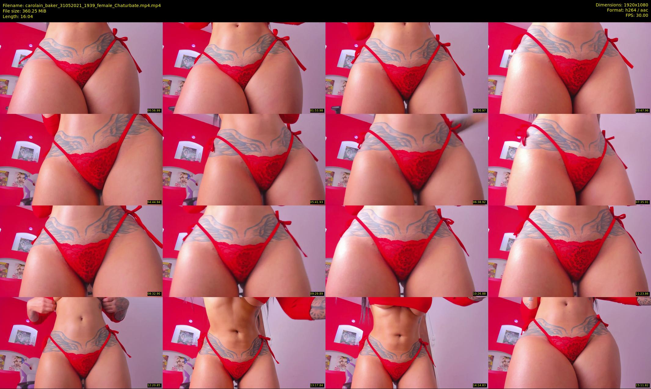 carolain_baker — 17 minute Chaturbate female cam show recording, 1080p, May 31, 2021