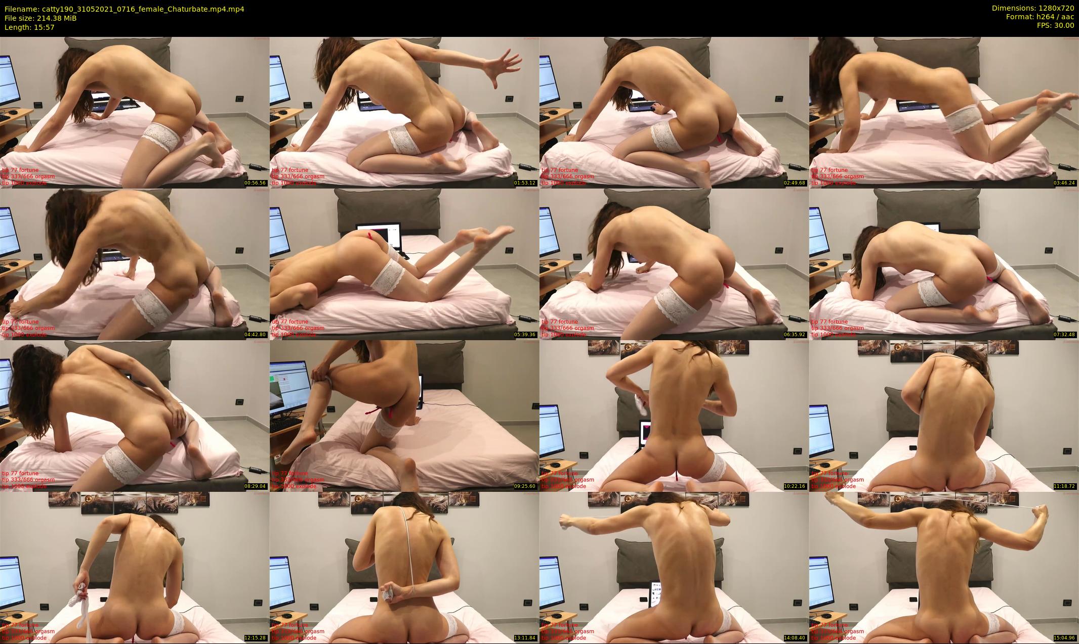catty190 — 16 minute Chaturbate female cam show recording, 720p, May 31, 2021