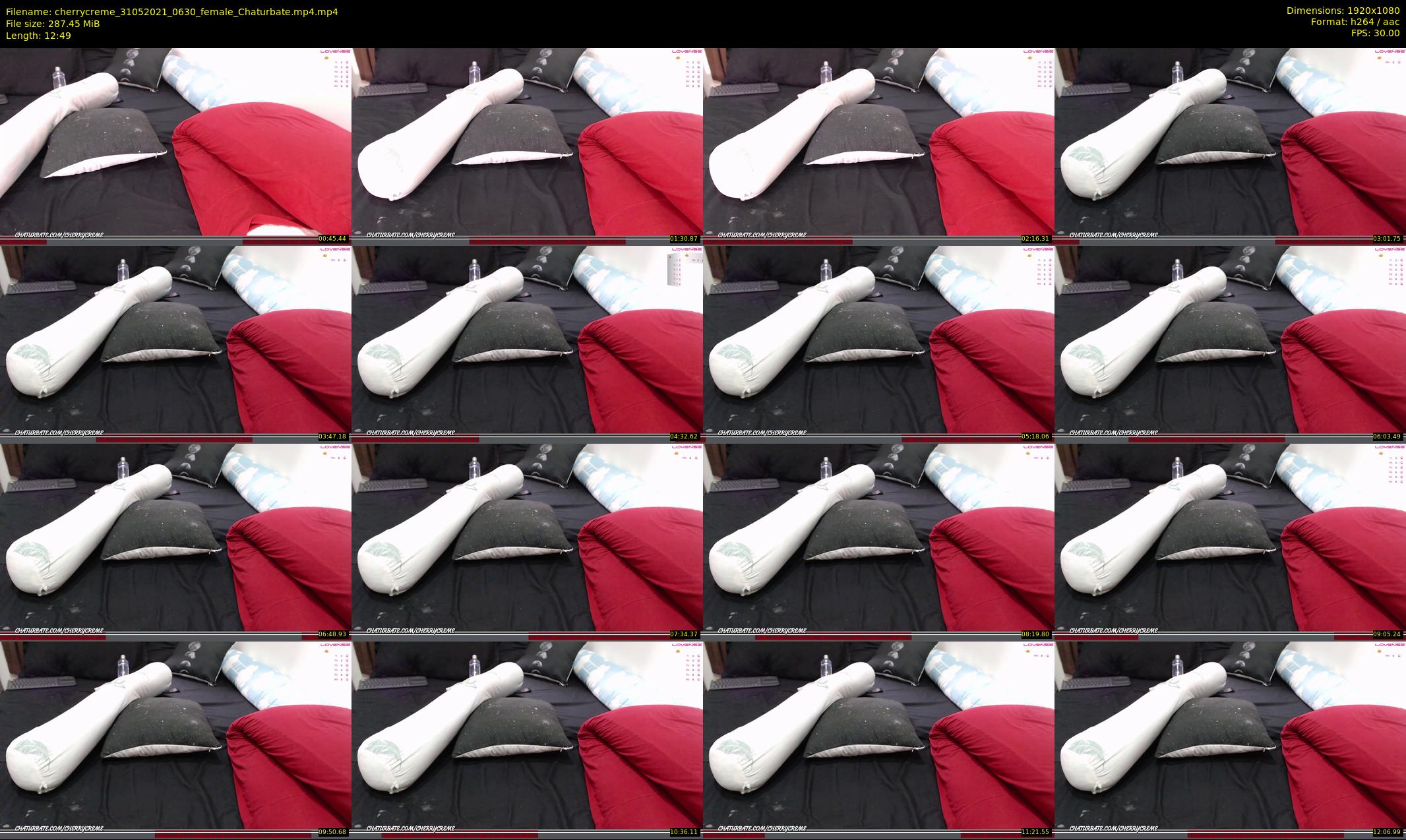 cherrycreme — 13 minute Chaturbate female cam show recording, 1080p, May 31, 2021