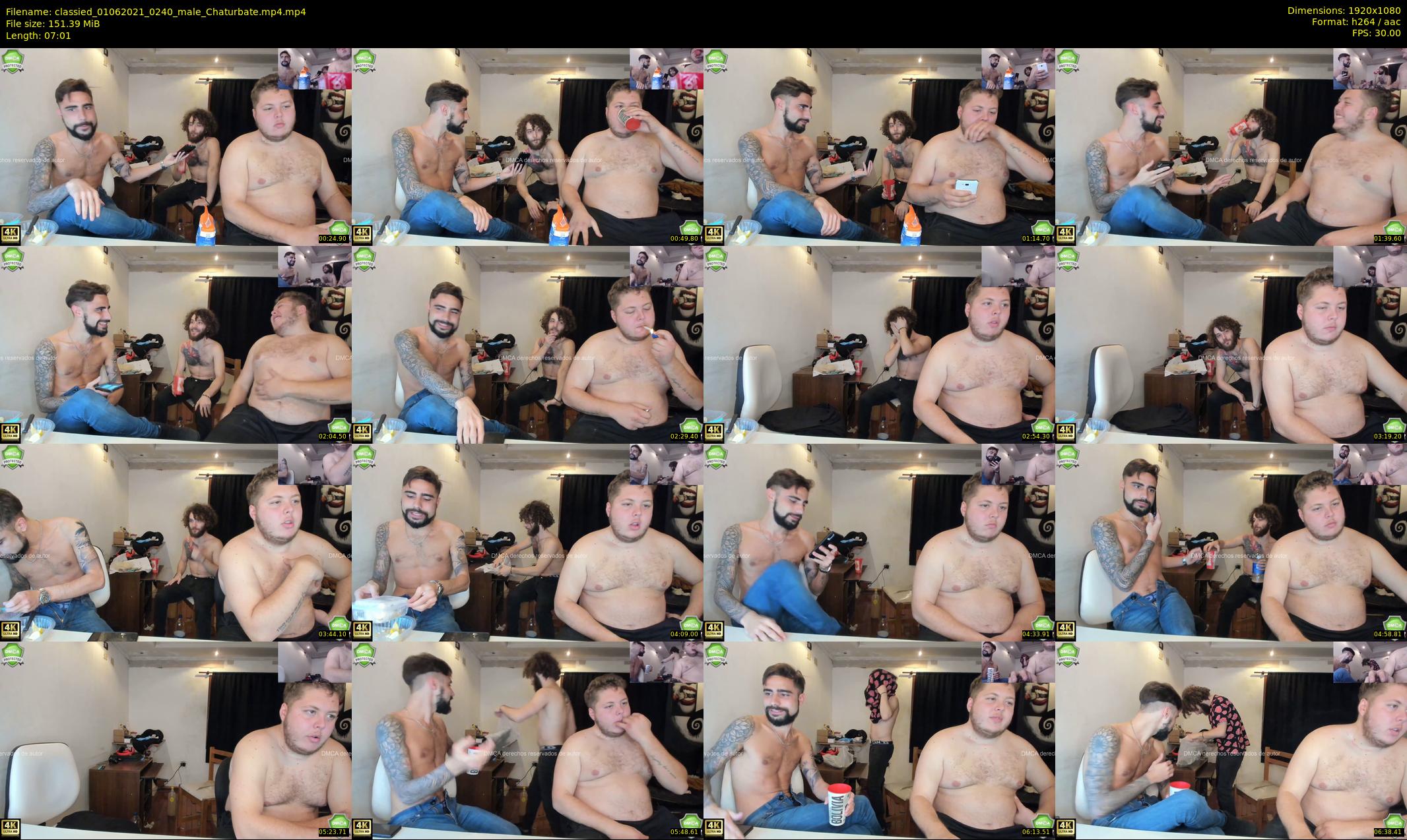 classied — 8 minute Chaturbate male cam show recording, 1080p, Jun 1, 2021