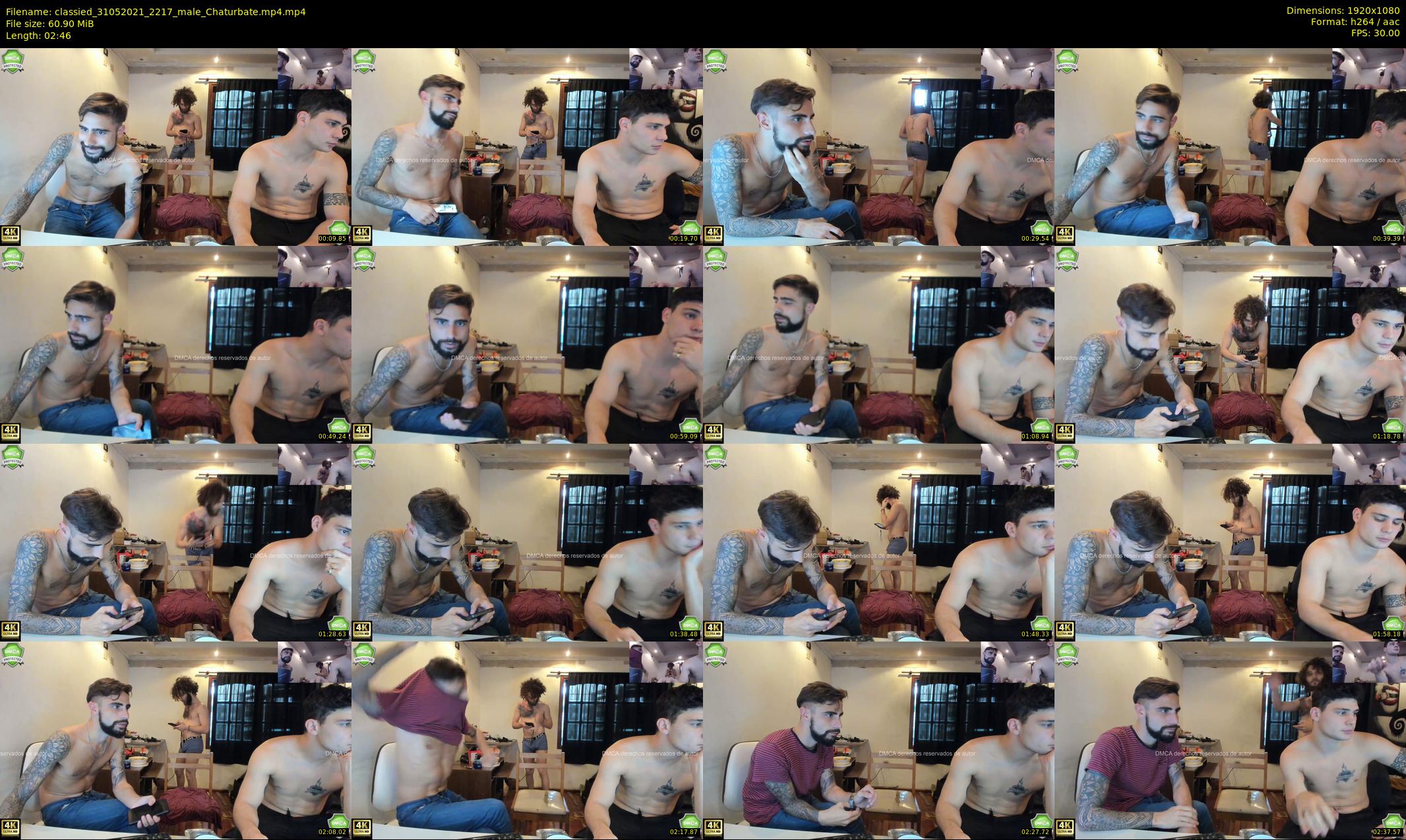 classied — 3 minute Chaturbate male cam show recording, 1080p, May 31, 2021