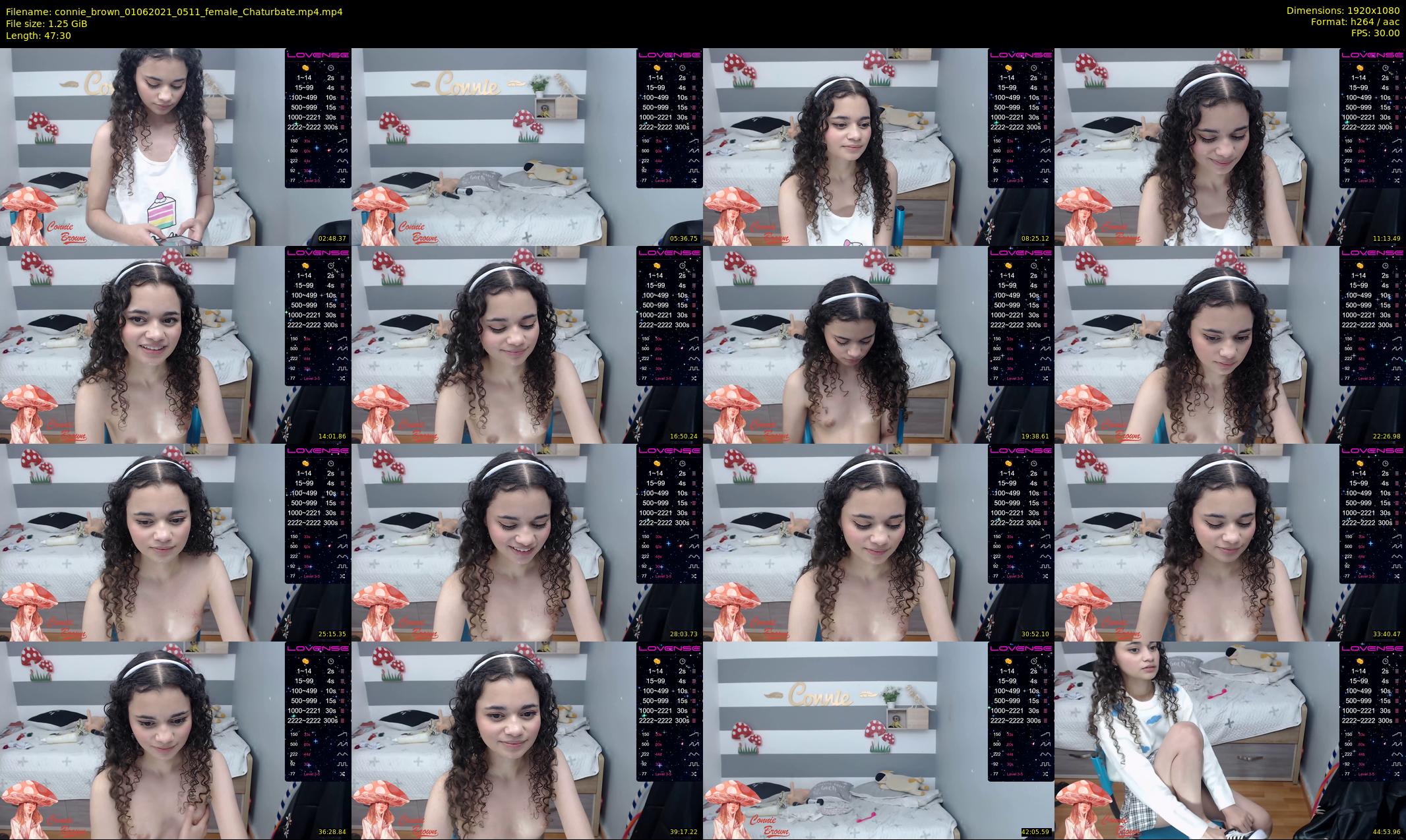 connie_brown — 48 minute Chaturbate female cam show recording, 1080p, Jun 1, 2021
