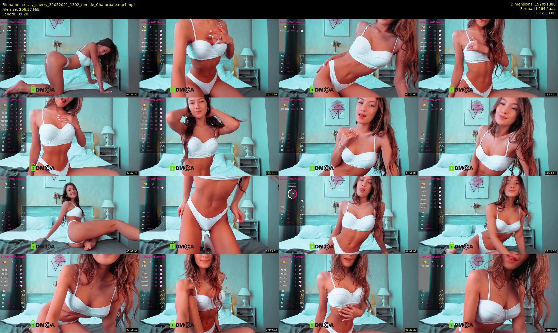 crazzy_cherry — 10 minute Chaturbate female cam show recording, 1080p, May 31, 2021