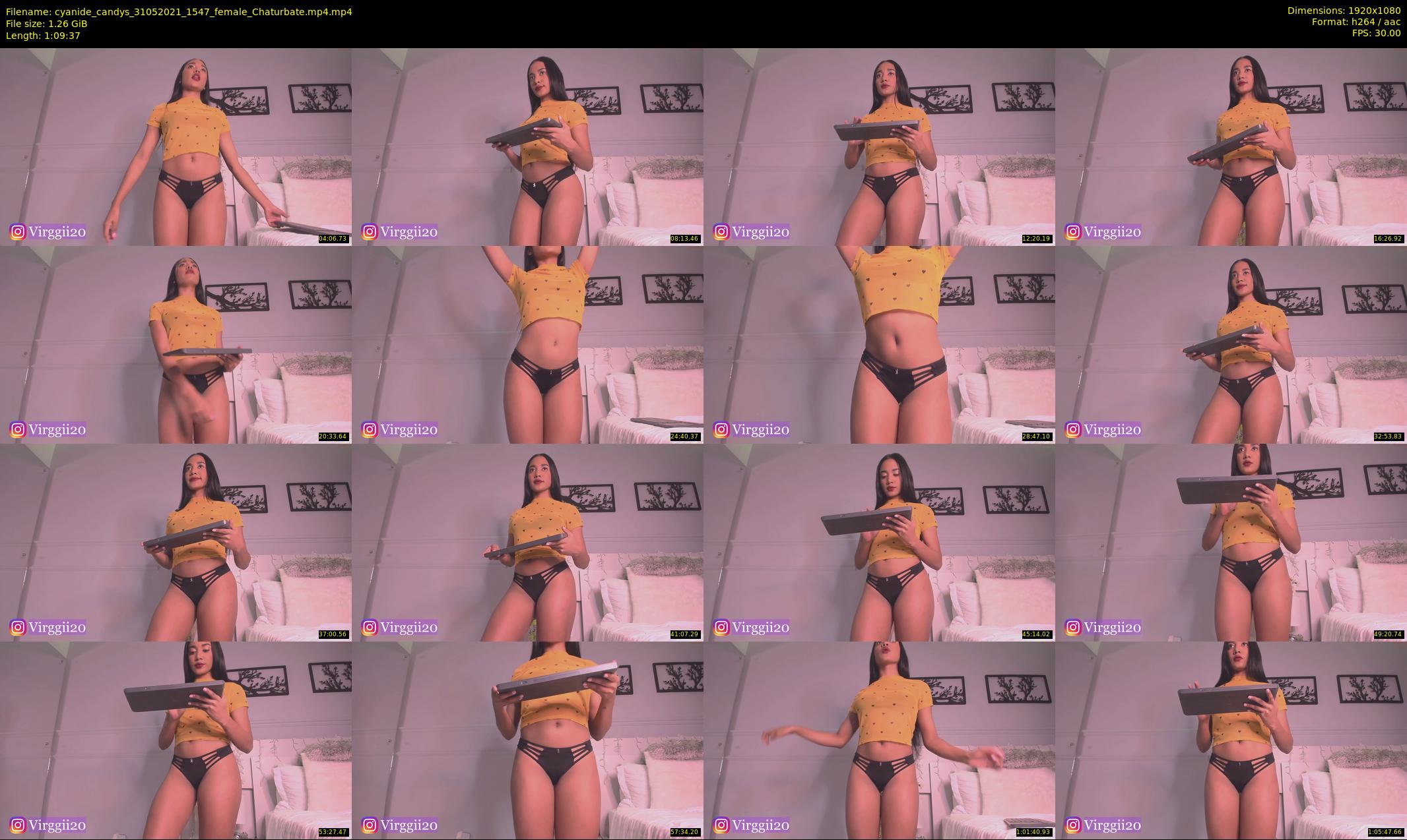 cyanide_candys — 70 minute Chaturbate female cam show recording, 1080p, May 31, 2021