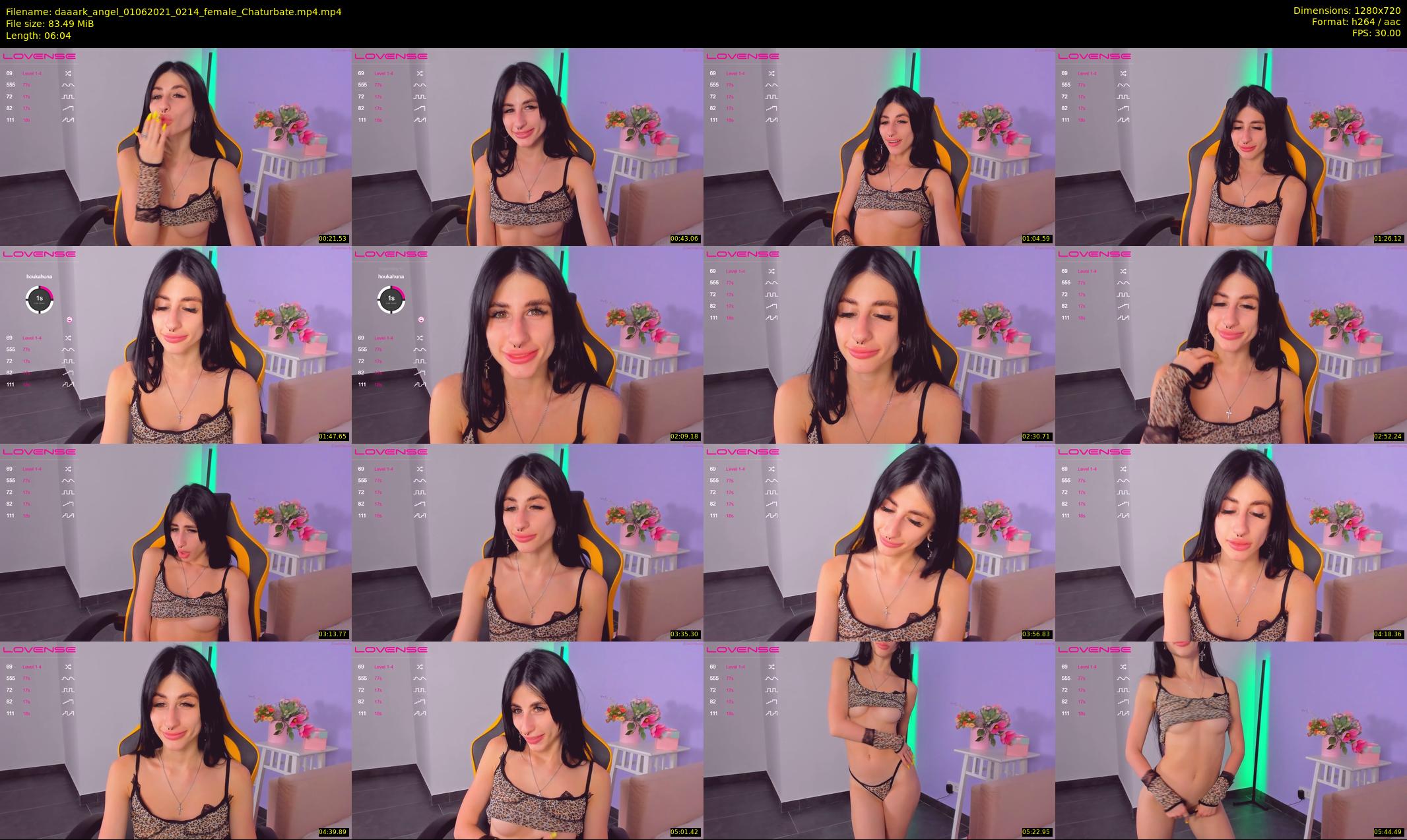 daaark_angel — 7 minute Chaturbate female cam show recording, 720p, Jun 1, 2021
