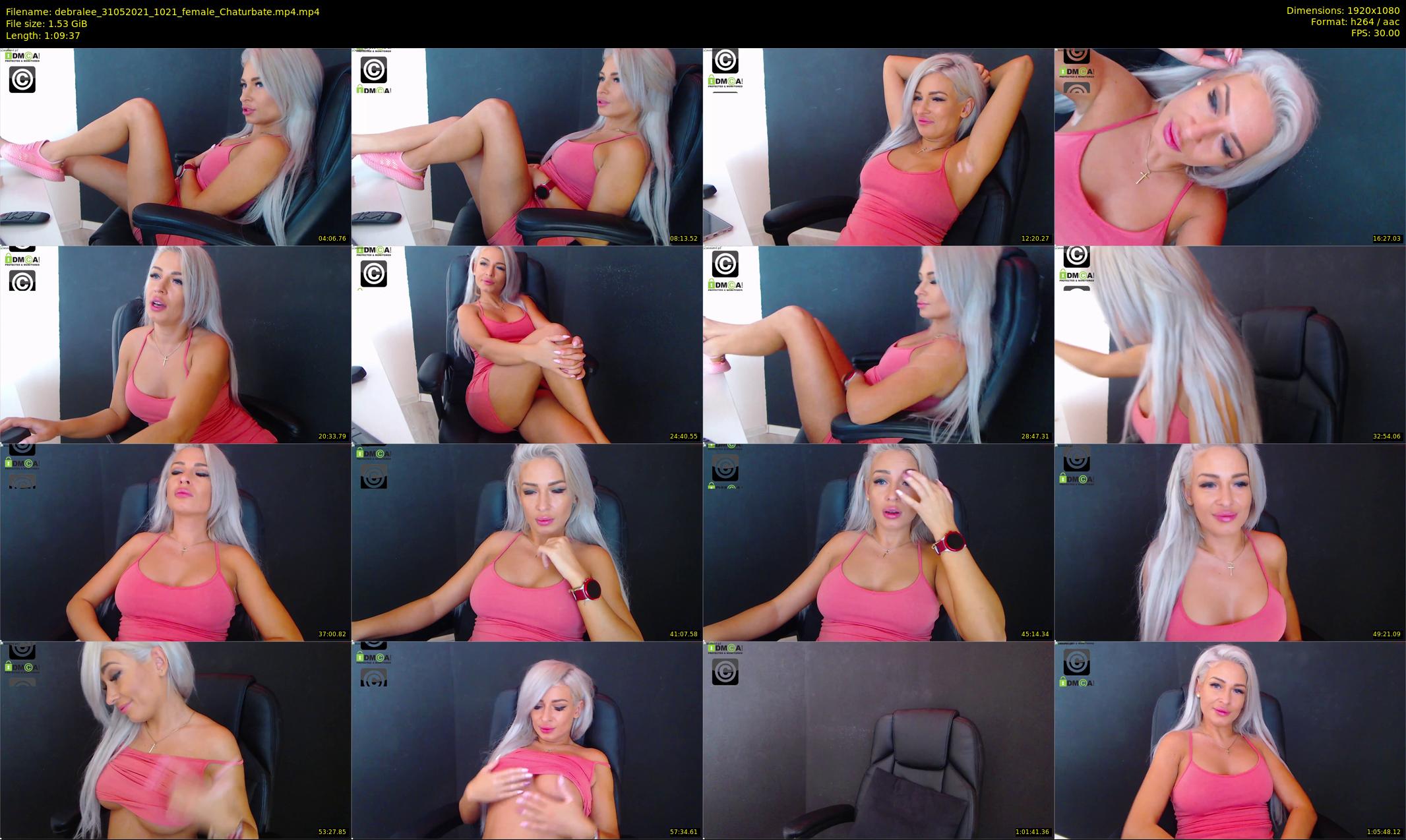 debralee — 70 minute Chaturbate female cam show recording, 1080p, May 31, 2021