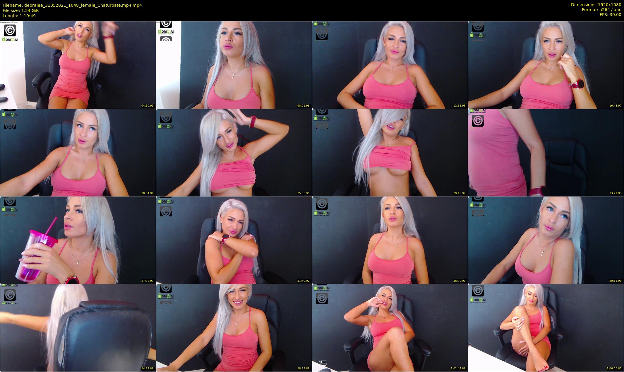 debralee — 71 minute Chaturbate female cam show recording, 1080p, May 31, 2021