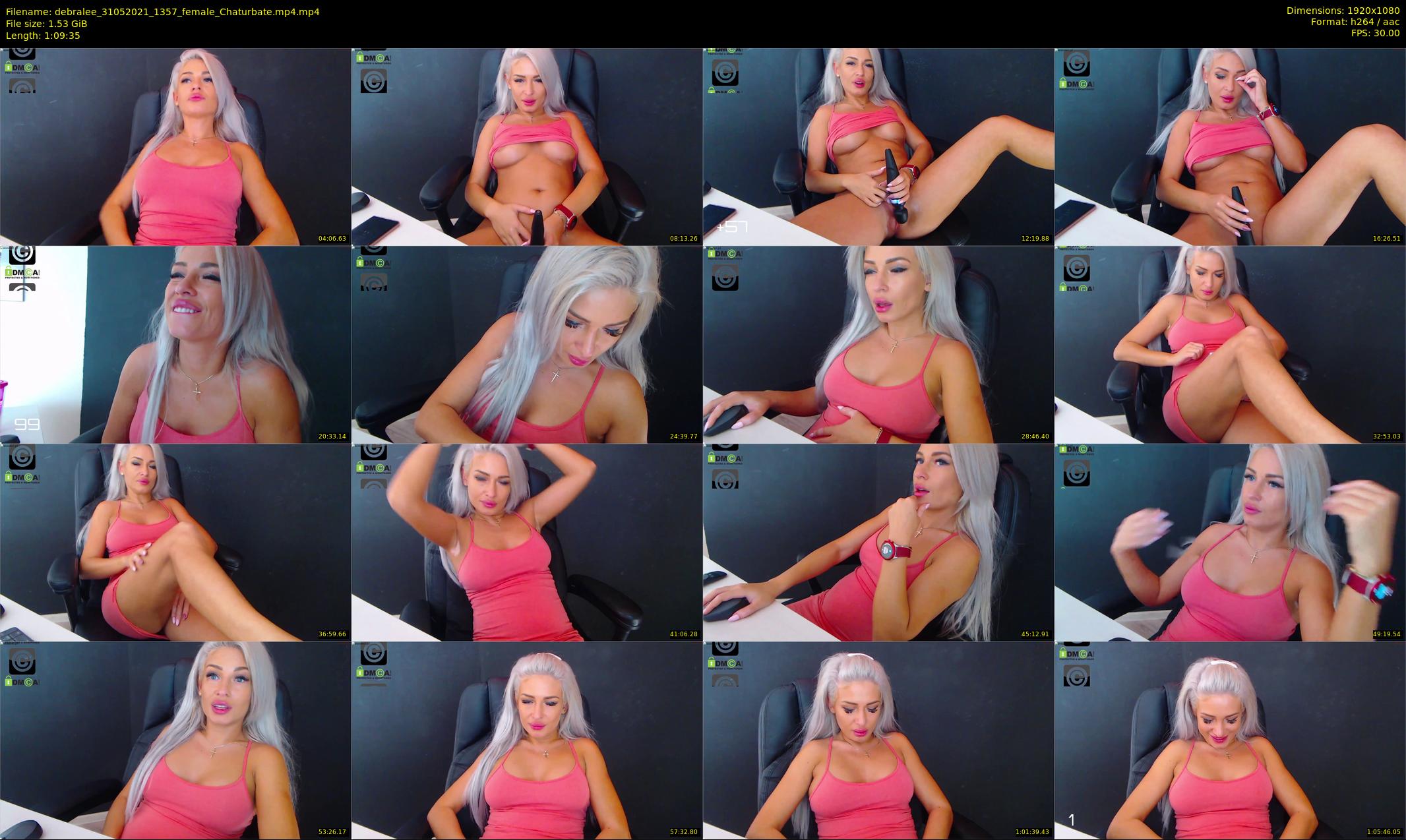 debralee — 70 minute Chaturbate female cam show recording, 1080p, May 31, 2021