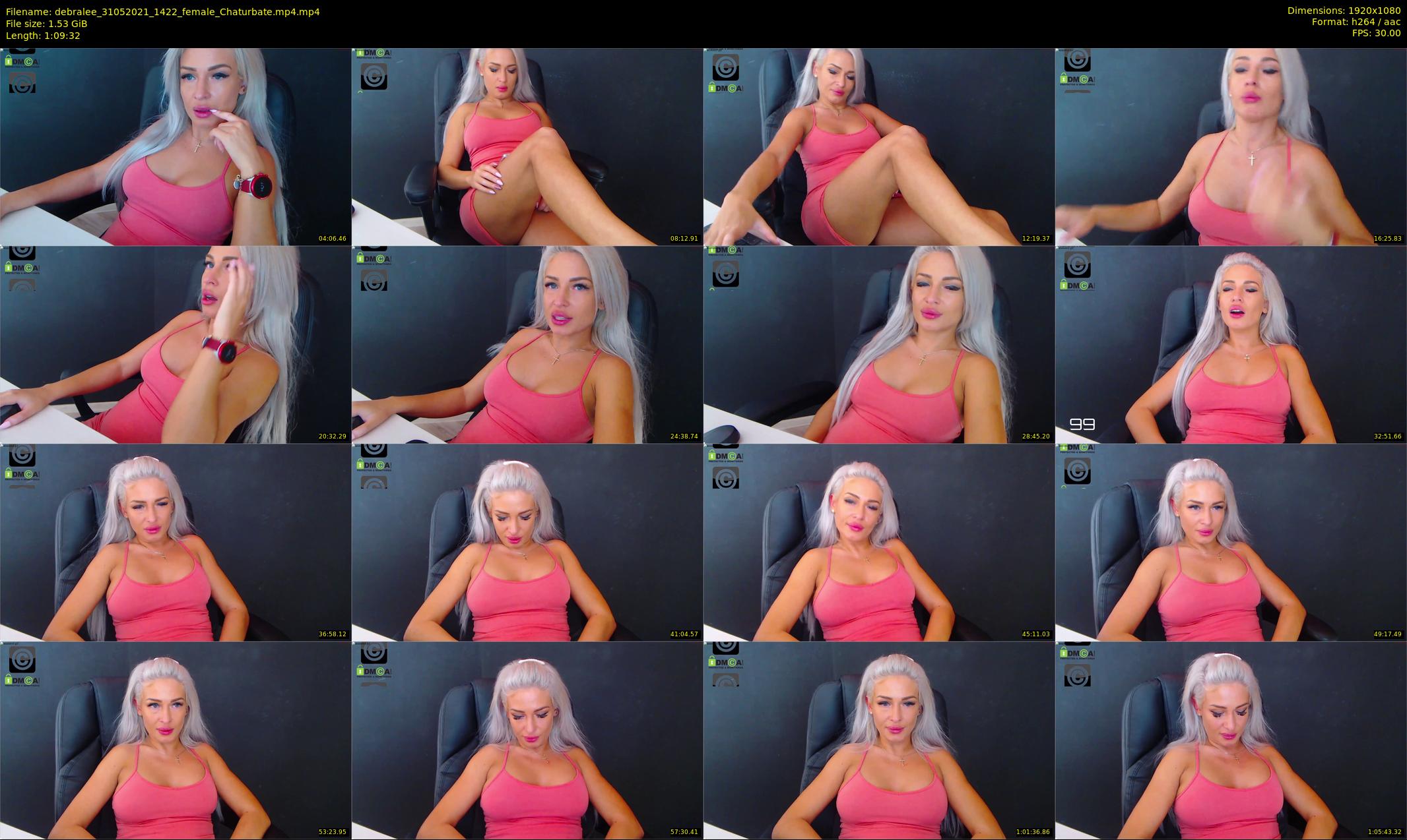 debralee — 70 minute Chaturbate female cam show recording, 1080p, May 31, 2021