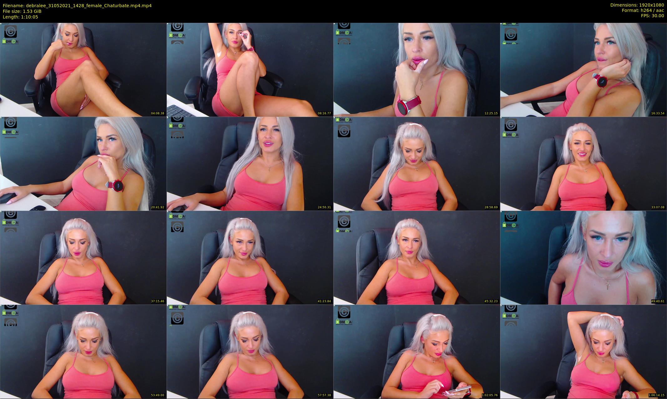 debralee — 71 minute Chaturbate female cam show recording, 1080p, May 31, 2021