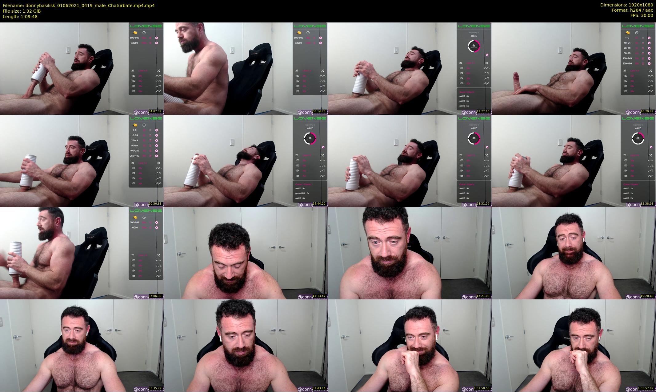 donnybasilisk — 70 minute Chaturbate male cam show recording, 1080p, Jun 1, 2021