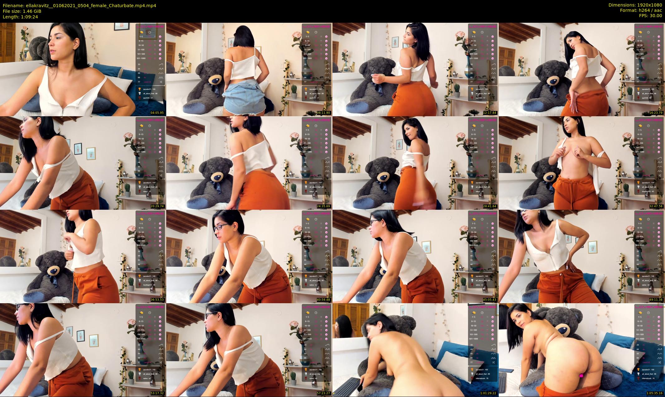 ellakravitz_ — 70 minute Chaturbate female cam show recording, 1080p, Jun 1, 2021