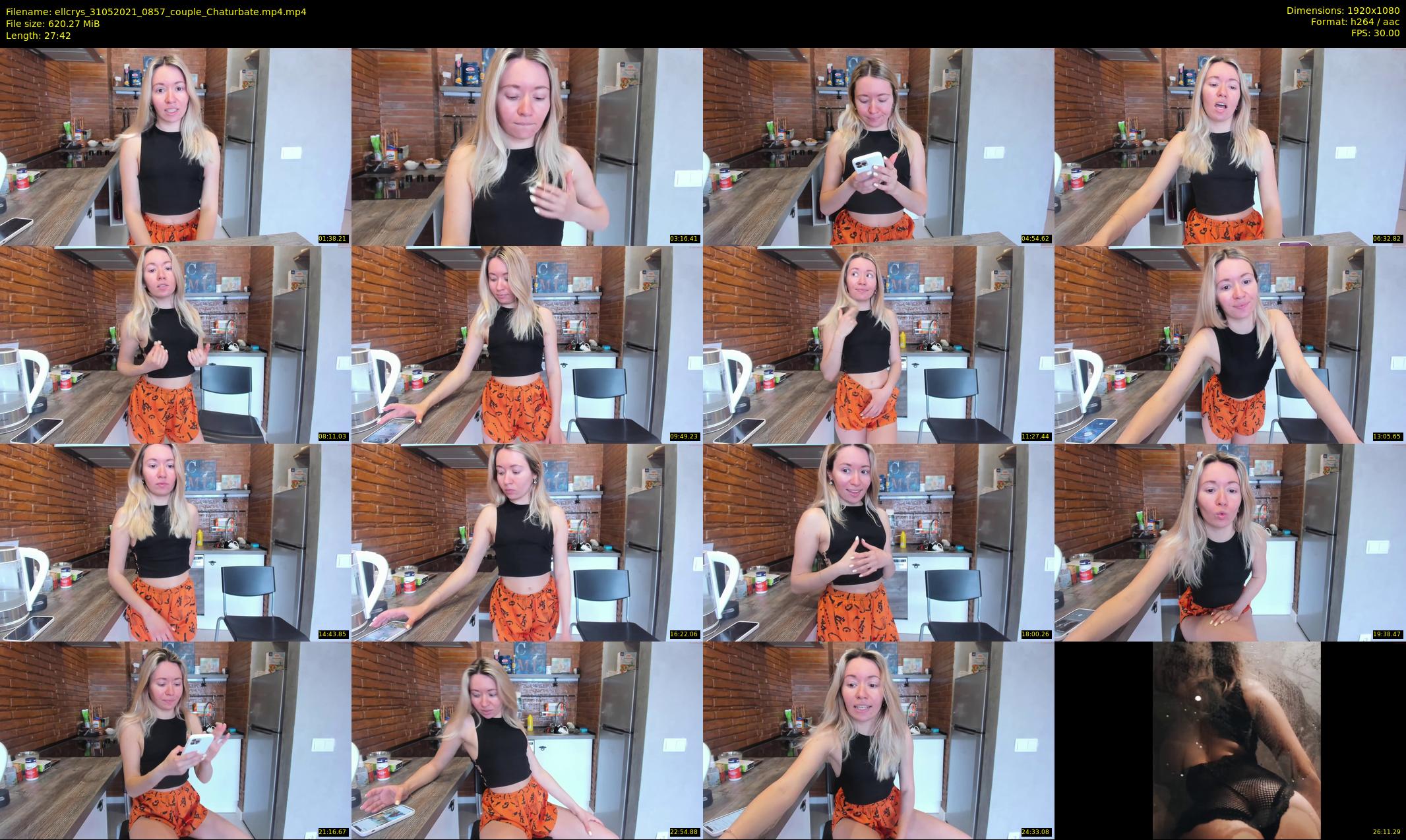 ellcrys — 28 minute Chaturbate couple cam show recording, 1080p, May 31, 2021