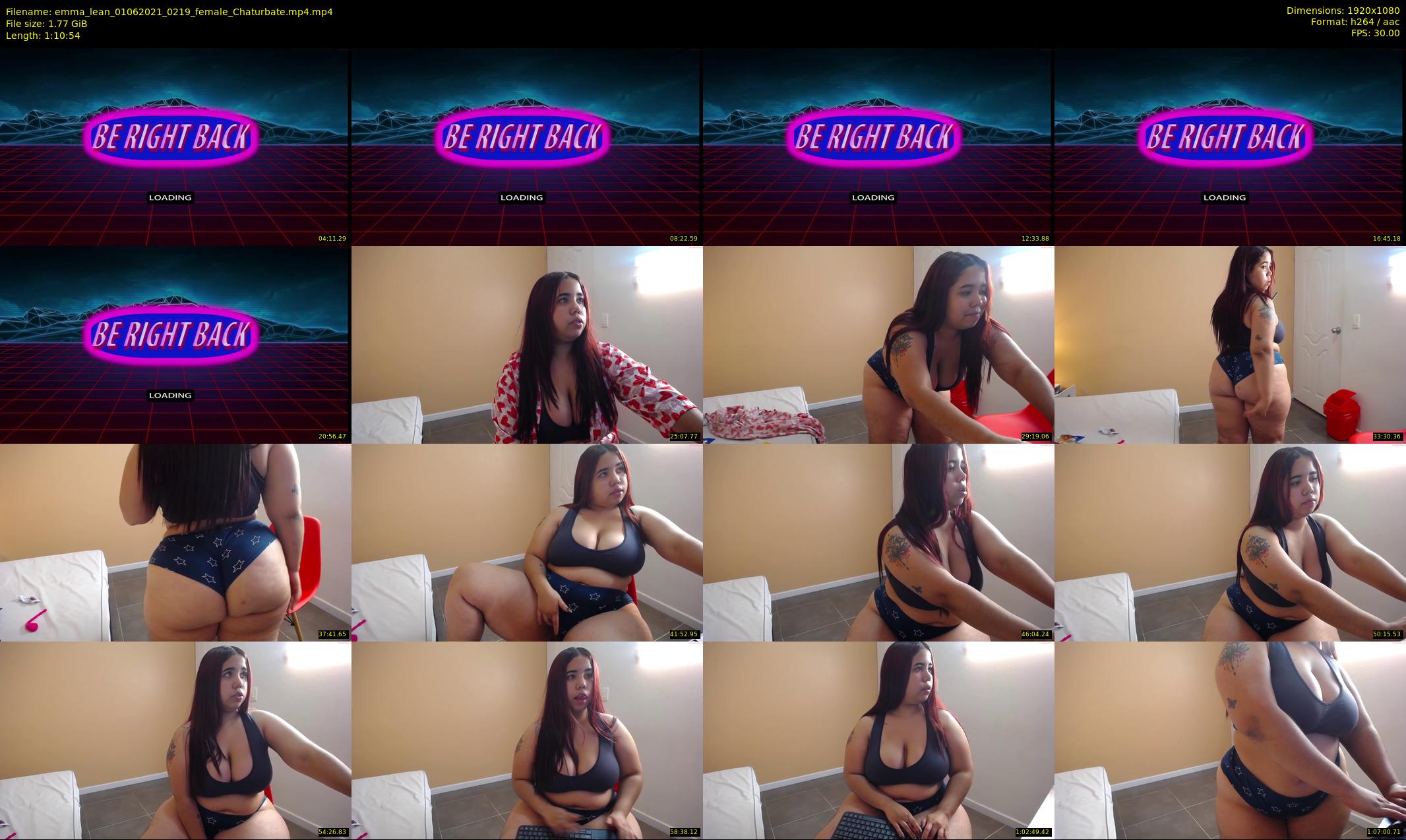 emma_lean — 71 minute Chaturbate female cam show recording, 1080p, Jun 1, 2021