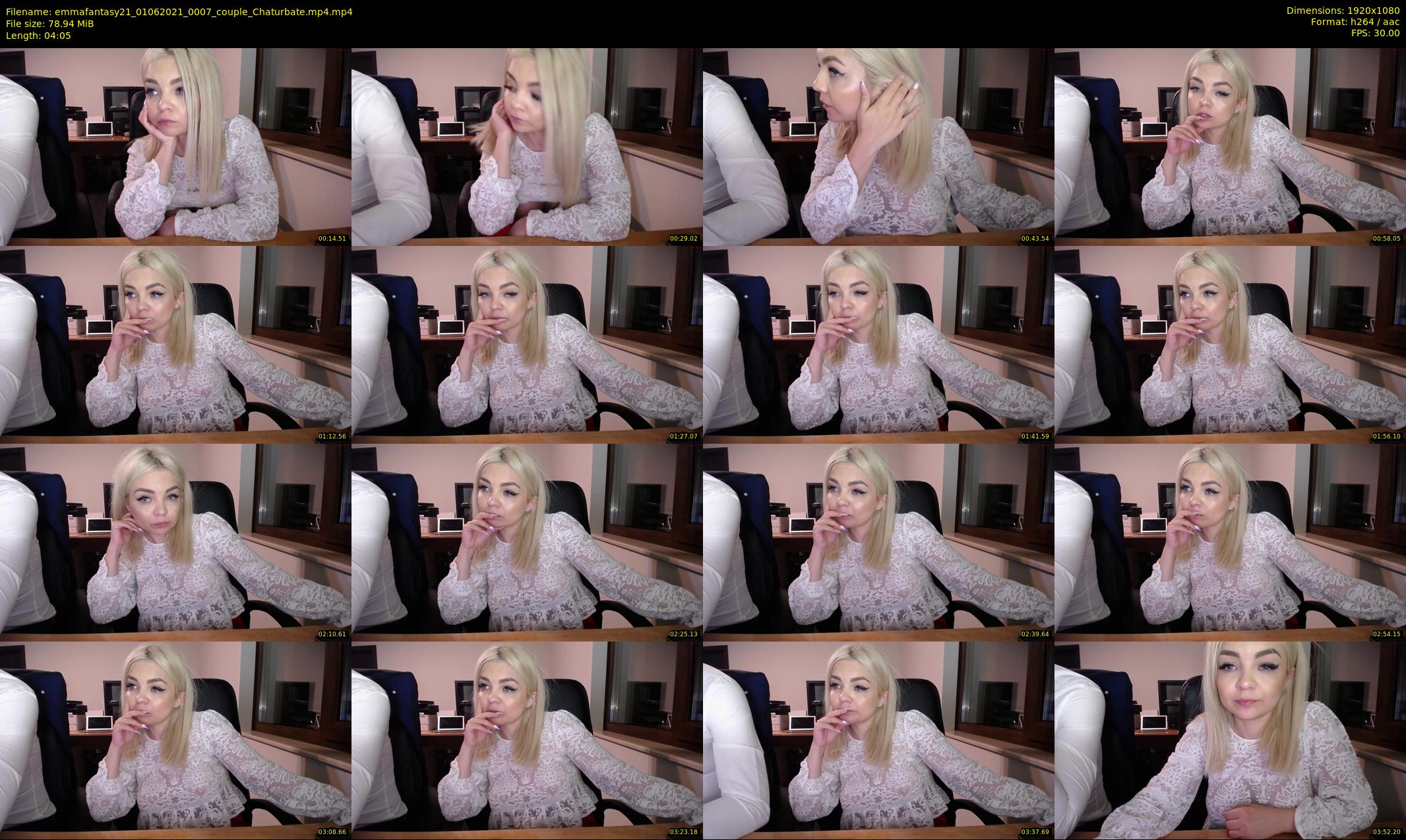 emmafantasy21 — 5 minute Chaturbate couple cam show recording, 1080p, Jun 1, 2021