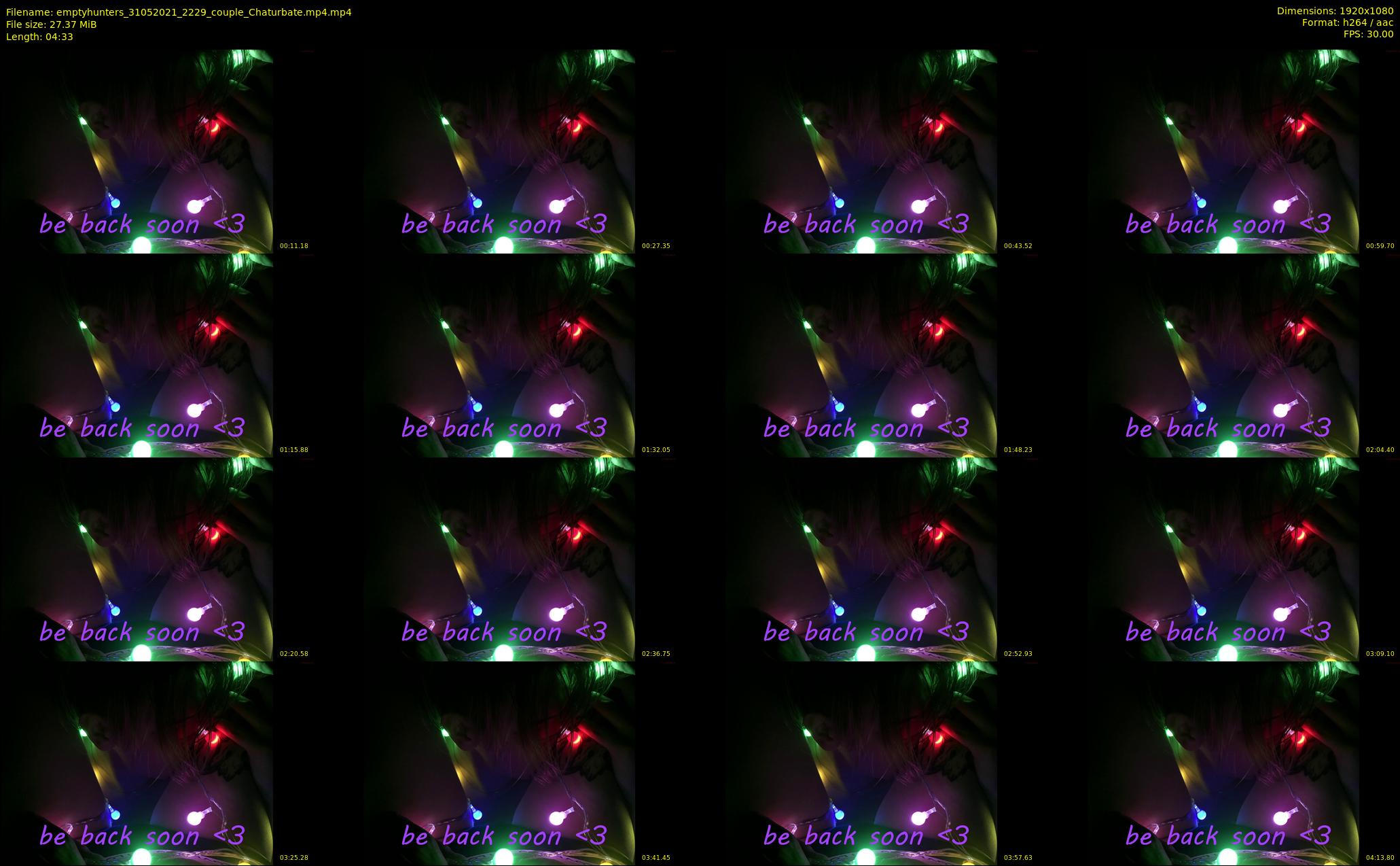 emptyhunters — 5 minute Chaturbate couple cam show recording, 1080p, May 31, 2021
