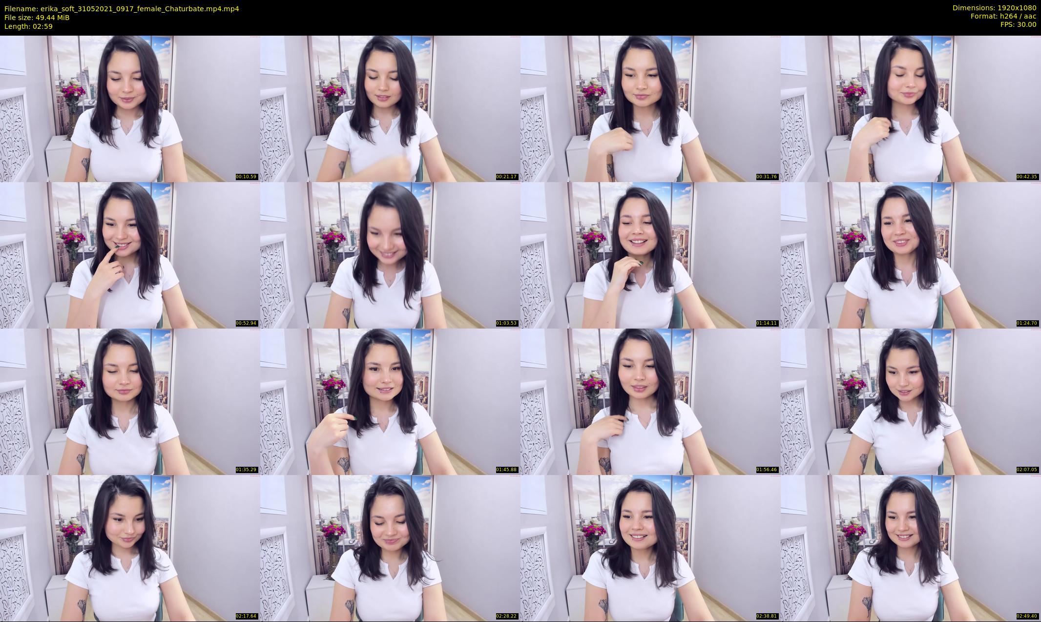 erika_soft — 3 minute Chaturbate female cam show recording, 1080p, May 31, 2021