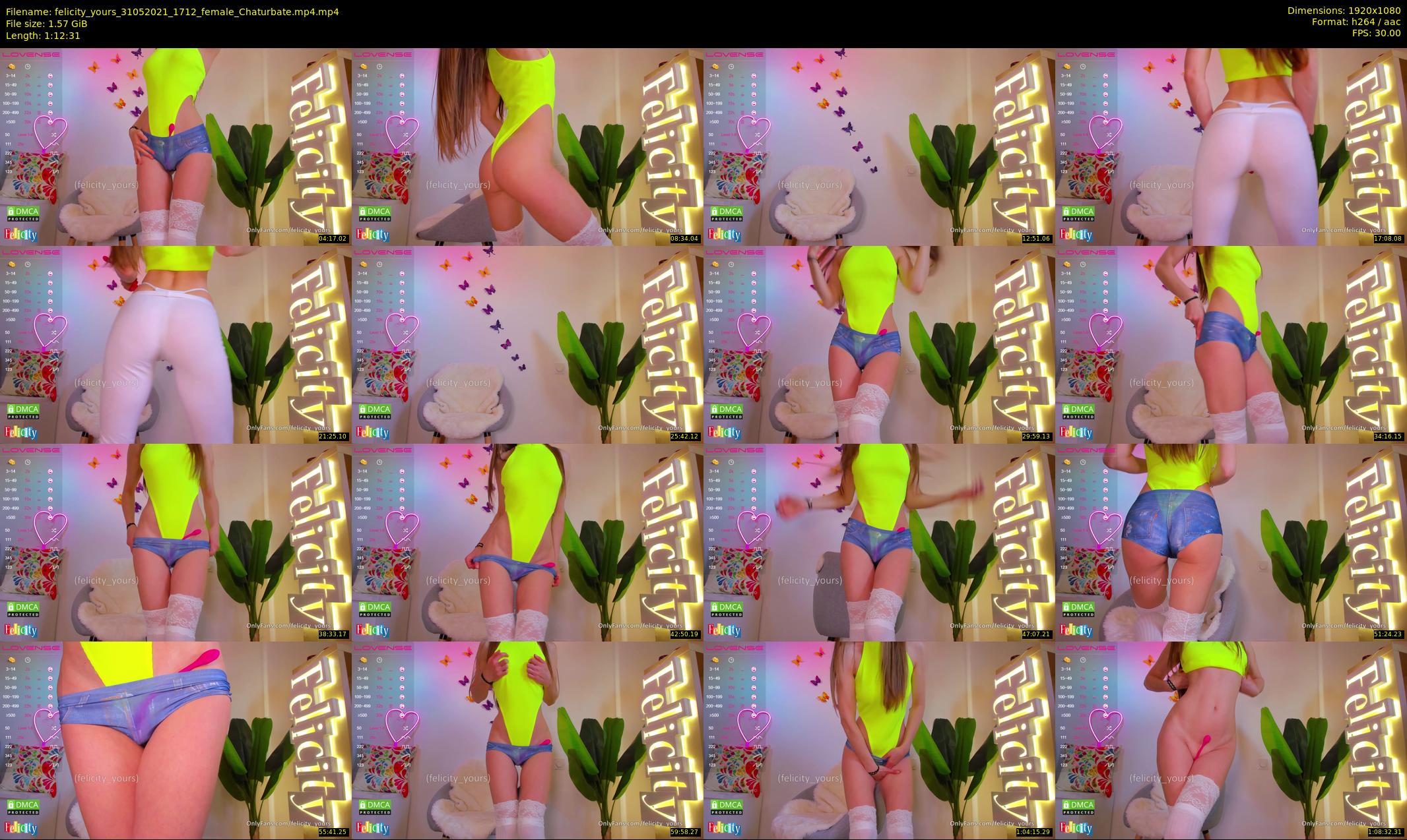 felicity_yours — 73 minute Chaturbate female cam show recording, 1080p, May 31, 2021