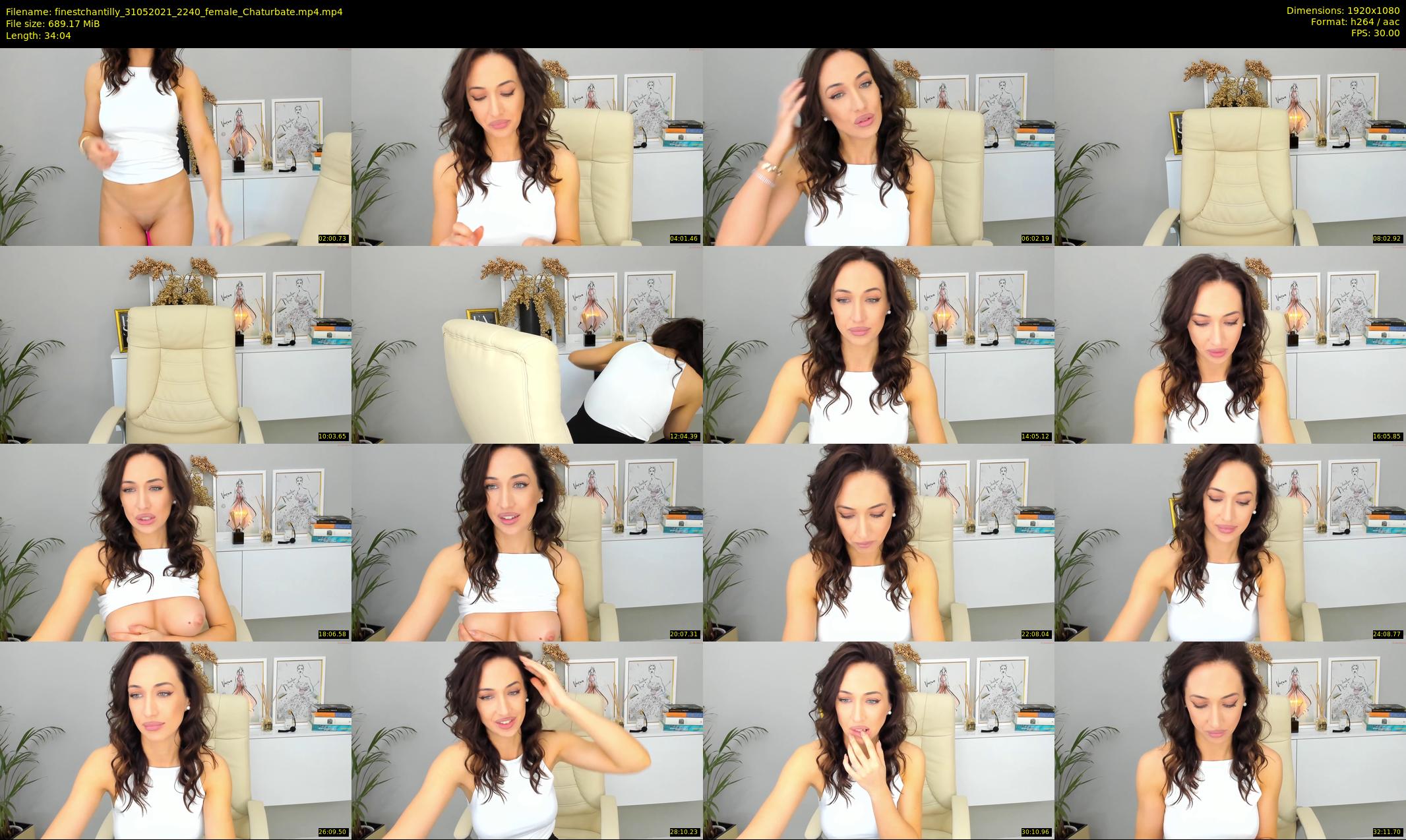 finestchantilly — 35 minute Chaturbate female cam show recording, 1080p, May 31, 2021