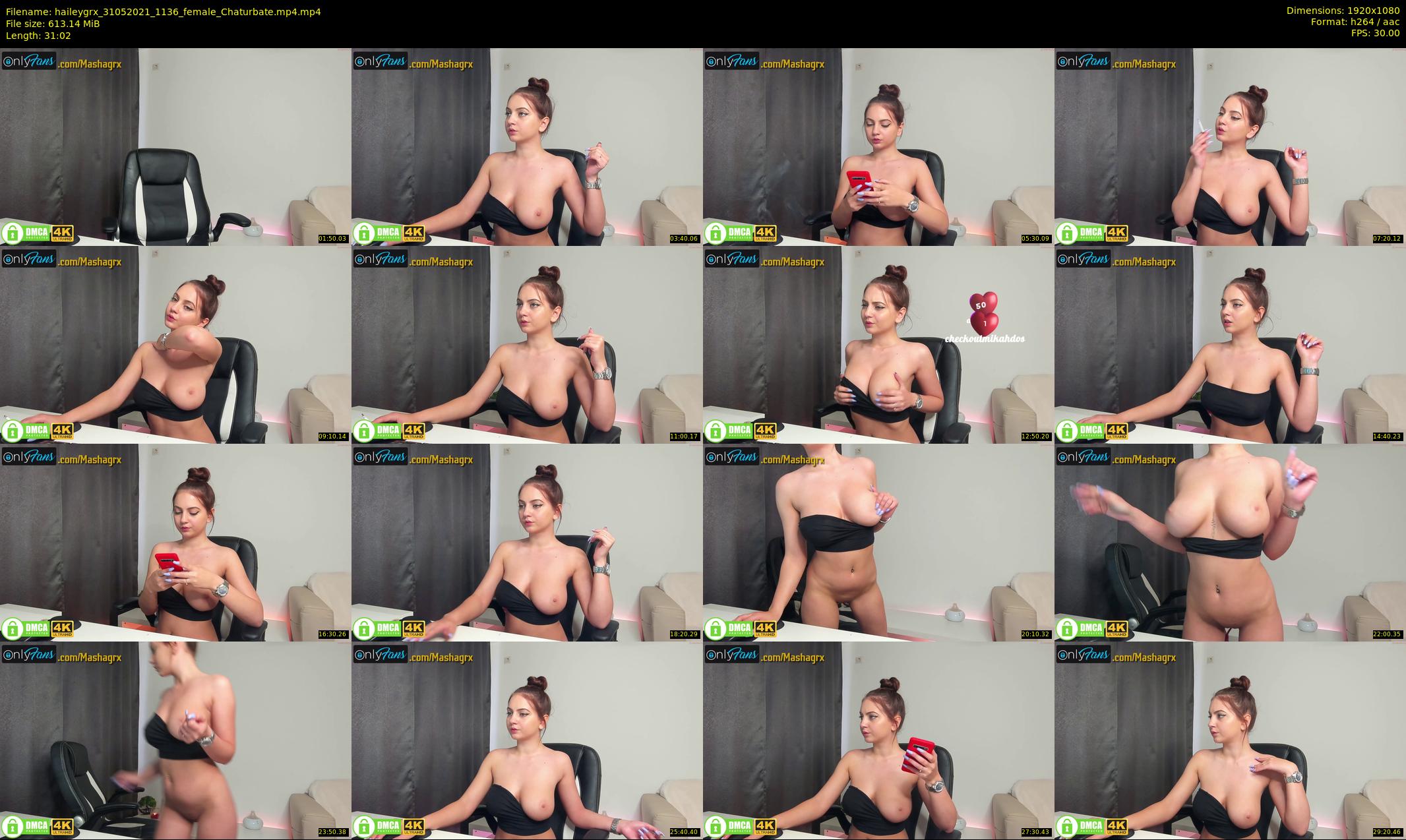 haileygrx — 32 minute Chaturbate female cam show recording, 1080p, May 31, 2021