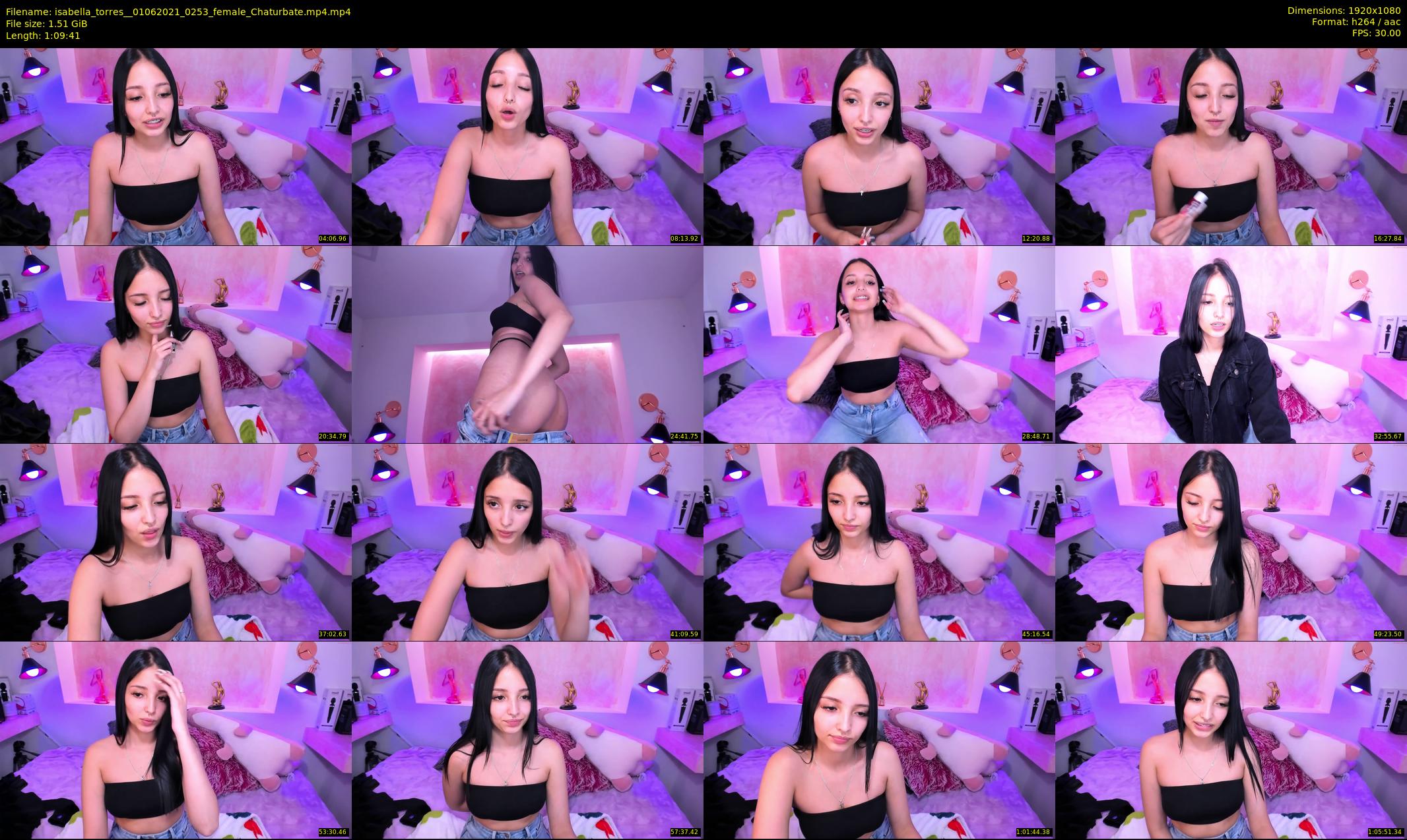 isabella_torres_ — 70 minute Chaturbate female cam show recording, 1080p, Jun 1, 2021