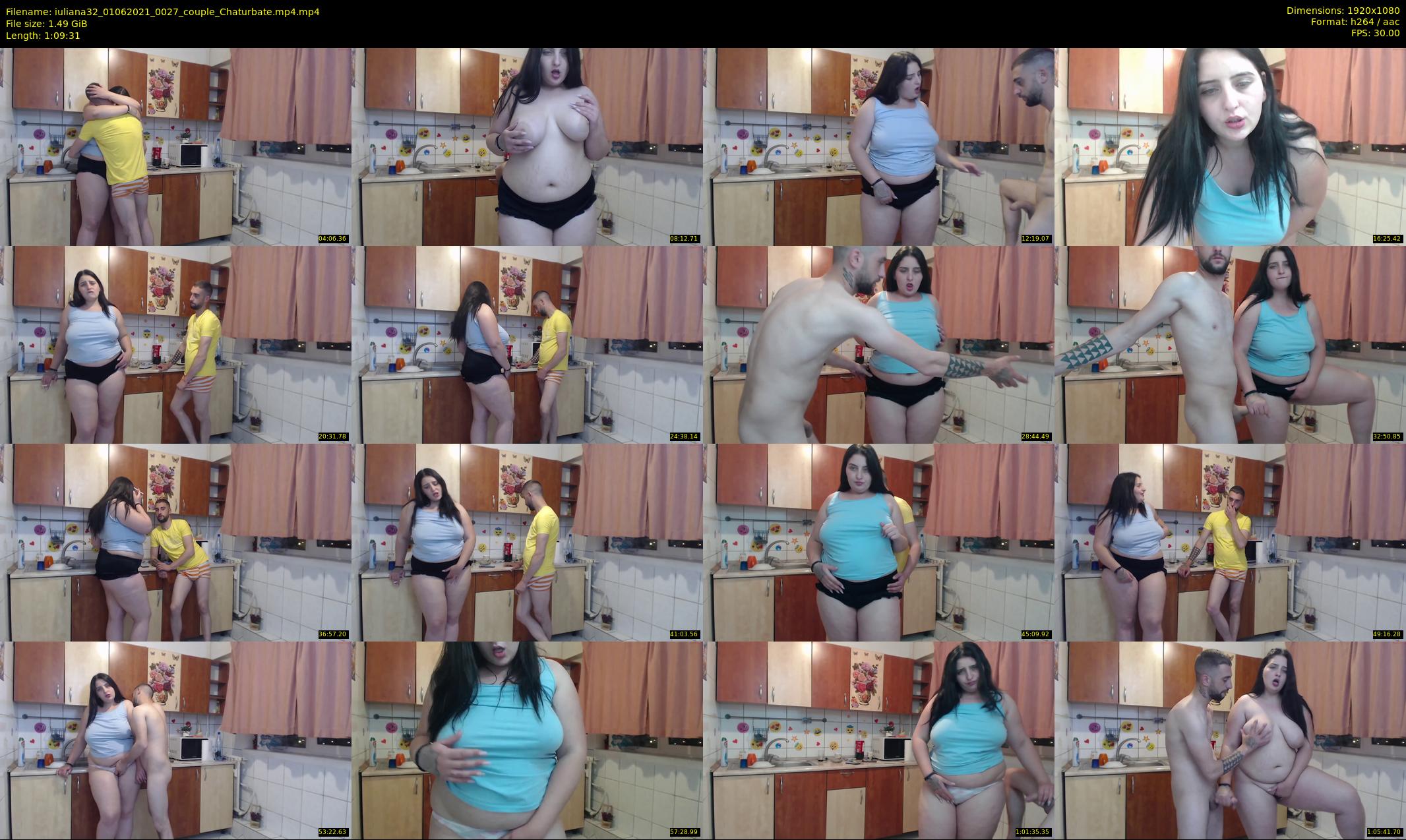 iuliana32 — 70 minute Chaturbate couple cam show recording, 1080p, Jun 1, 2021
