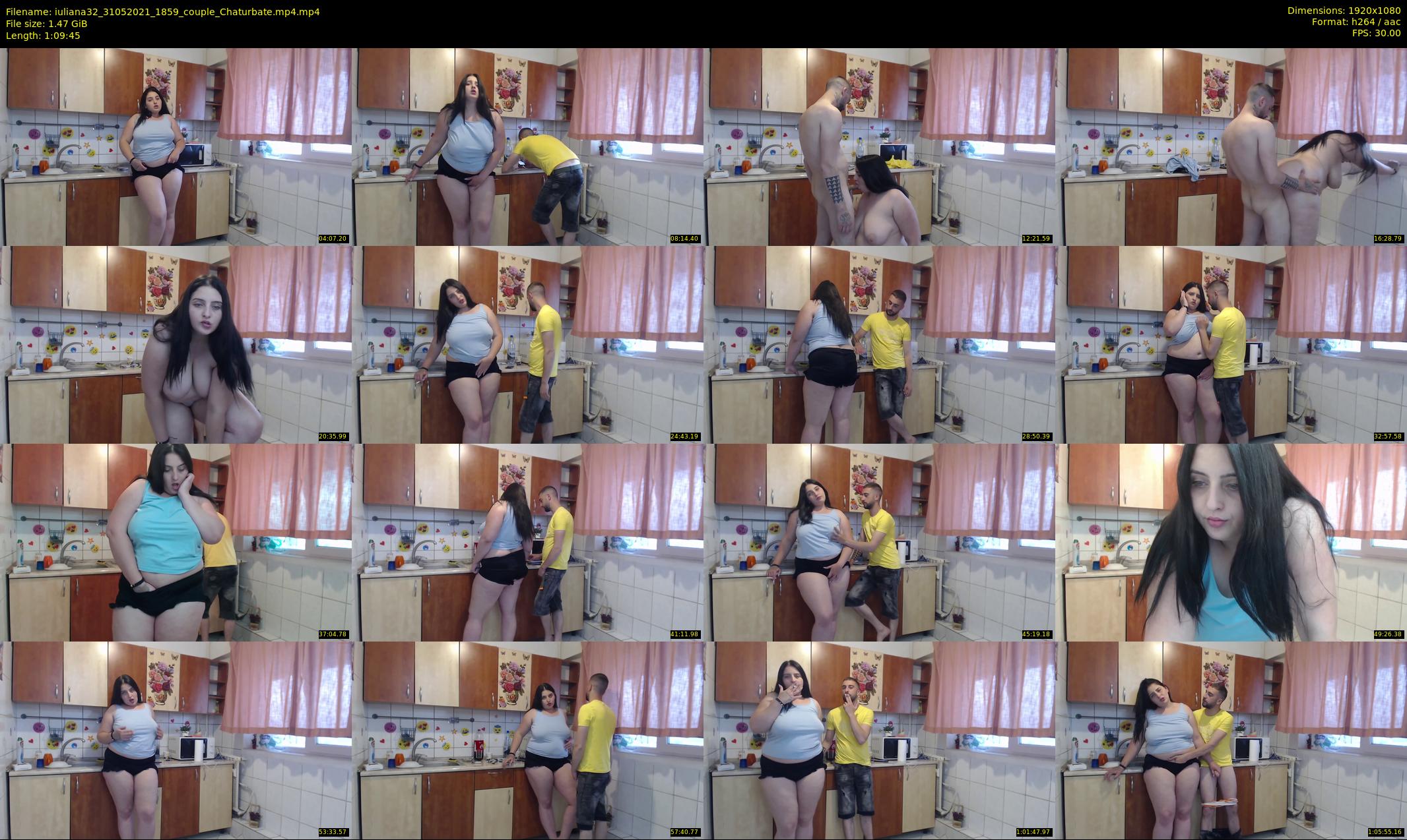 iuliana32 — 70 minute Chaturbate couple cam show recording, 1080p, May 31, 2021