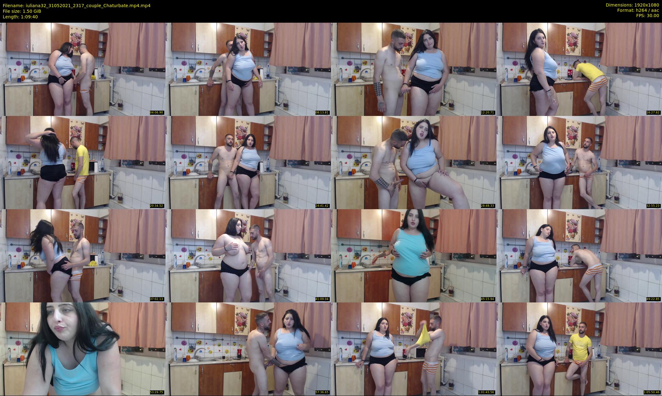 iuliana32 — 70 minute Chaturbate couple cam show recording, 1080p, May 31, 2021