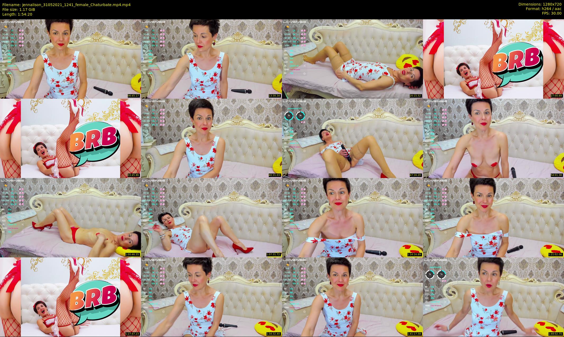 jennalison — 115 minute Chaturbate female cam show recording, 720p, May 31, 2021