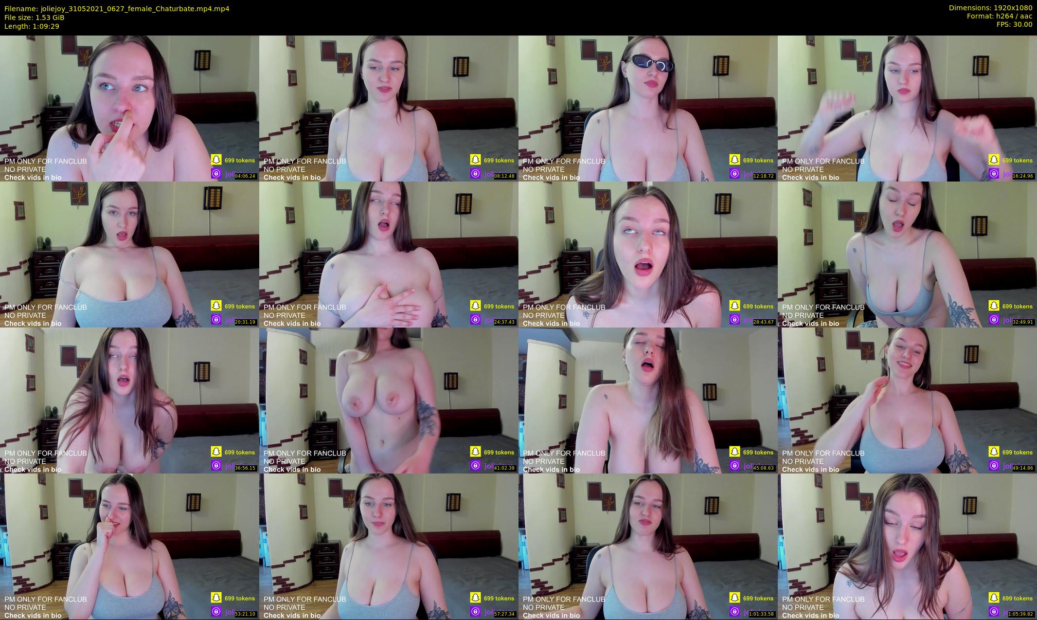 joliejoy — 70 minute Chaturbate female cam show recording, 1080p, May 31, 2021