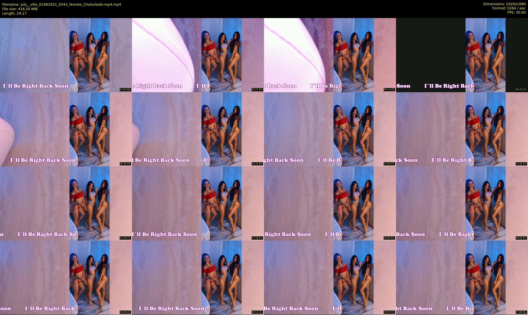 july__villa — 30 minute Chaturbate female cam show recording, 1080p, Jun 1, 2021