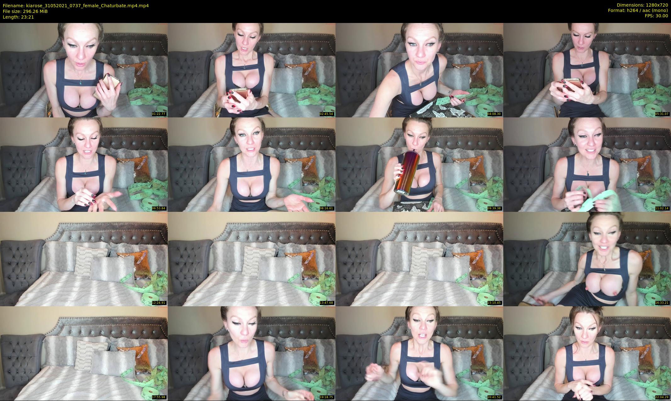 kiarose — 24 minute Chaturbate female cam show recording, 720p, May 31, 2021