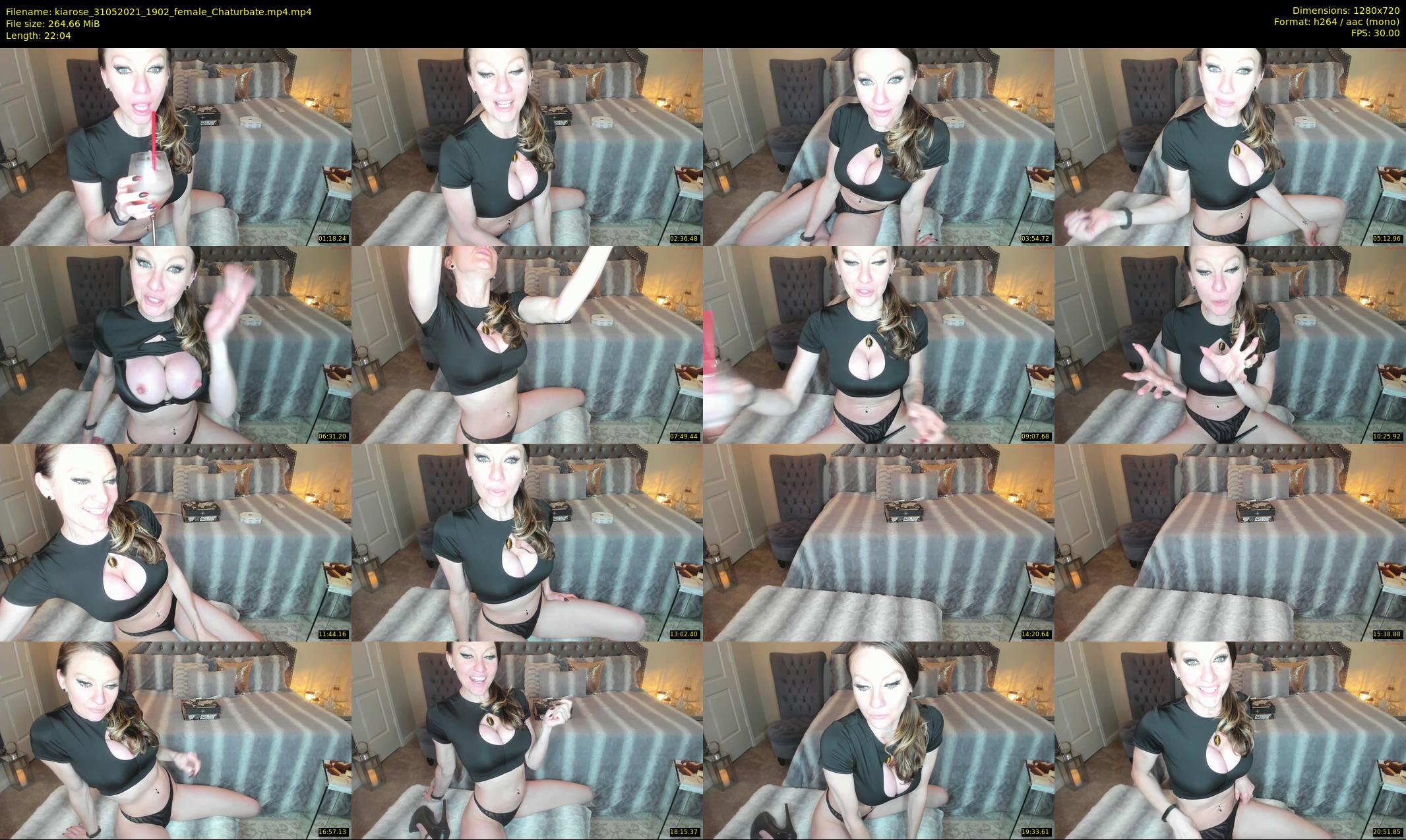 kiarose — 23 minute Chaturbate female cam show recording, 720p, May 31, 2021