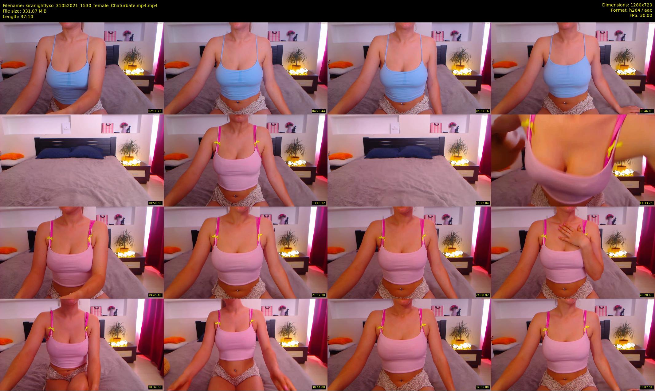 kiranightlyxo — 38 minute Chaturbate female cam show recording, 720p, May 31, 2021