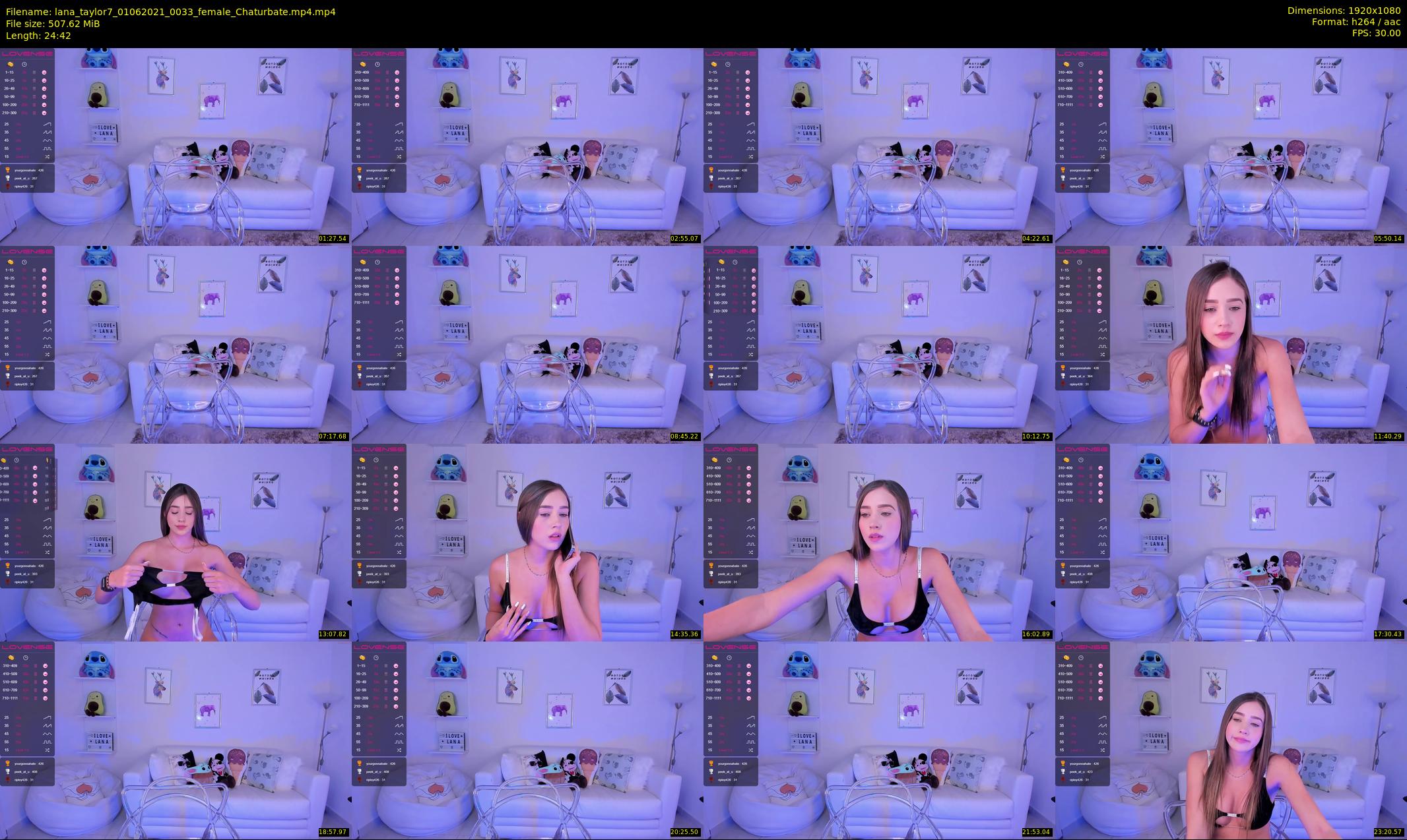 lana_taylor7 — 25 minute Chaturbate female cam show recording, 1080p, Jun 1, 2021