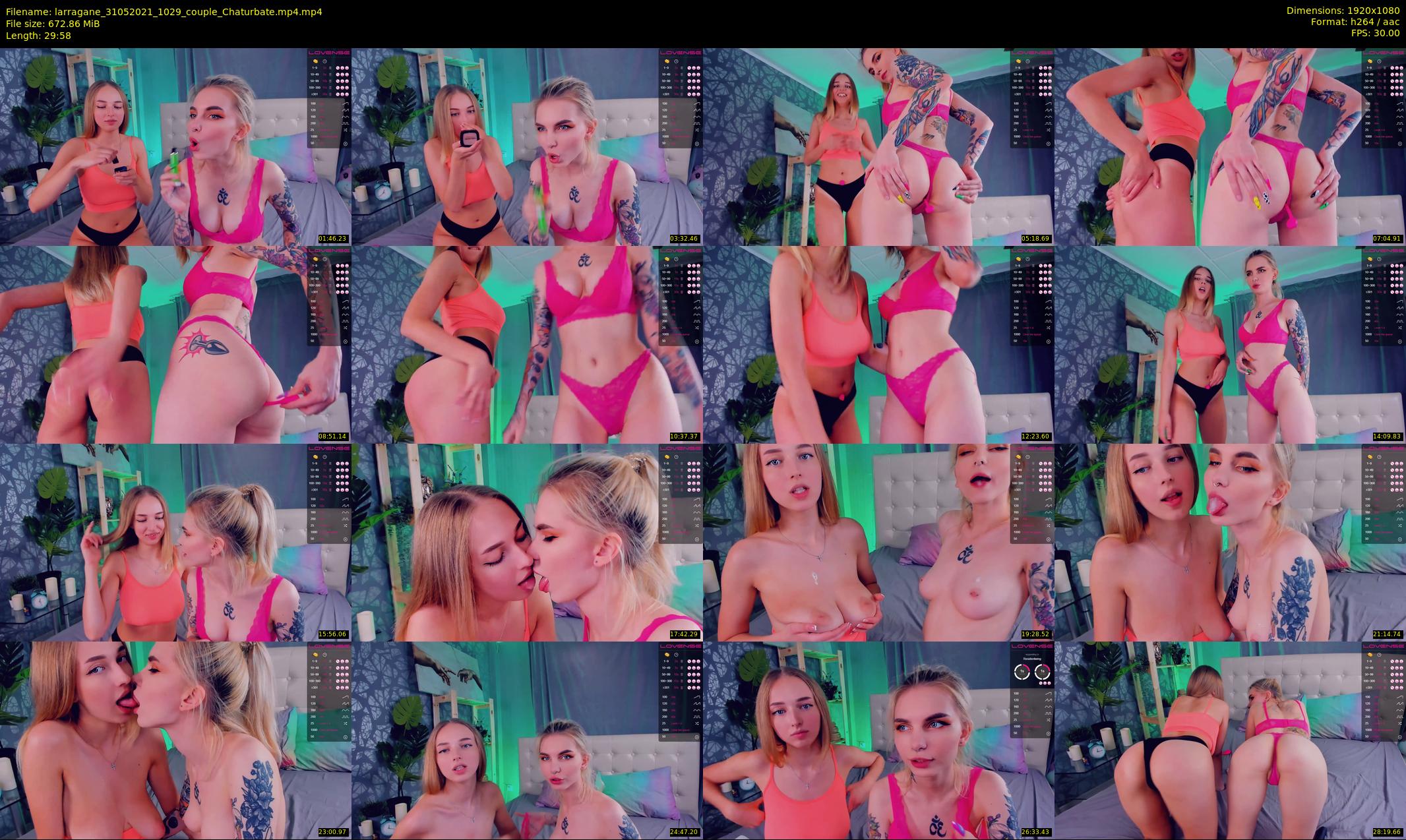 larragane — 30 minute Chaturbate couple cam show recording, 1080p, May 31, 2021