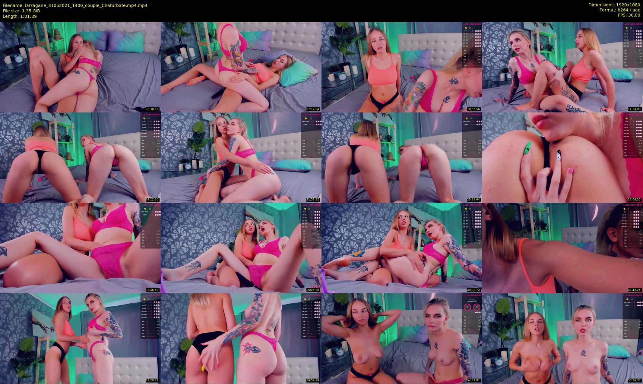 larragane — 62 minute Chaturbate couple cam show recording, 1080p, May 31, 2021