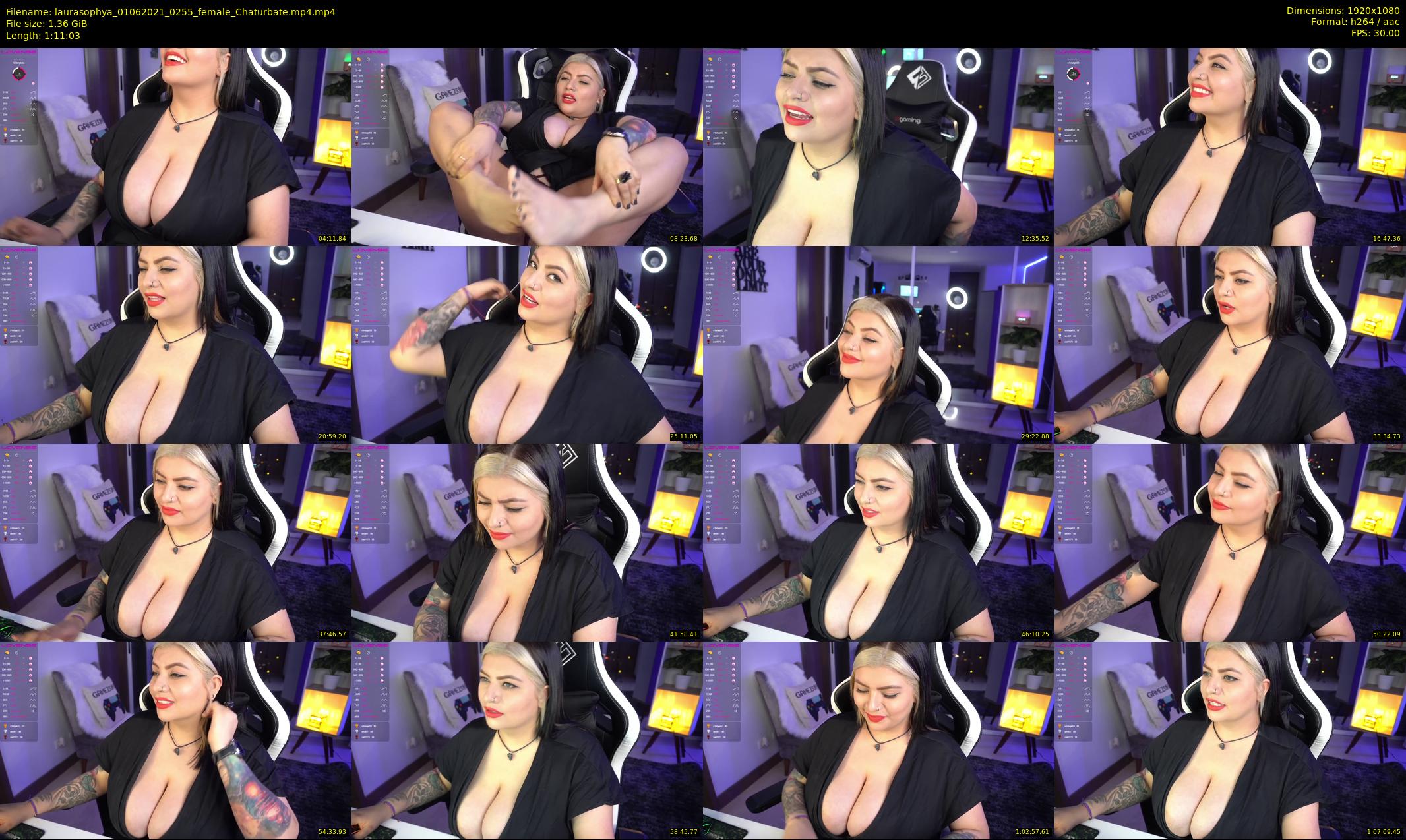 laurasophya — 72 minute Chaturbate female cam show recording, 1080p, Jun 1, 2021